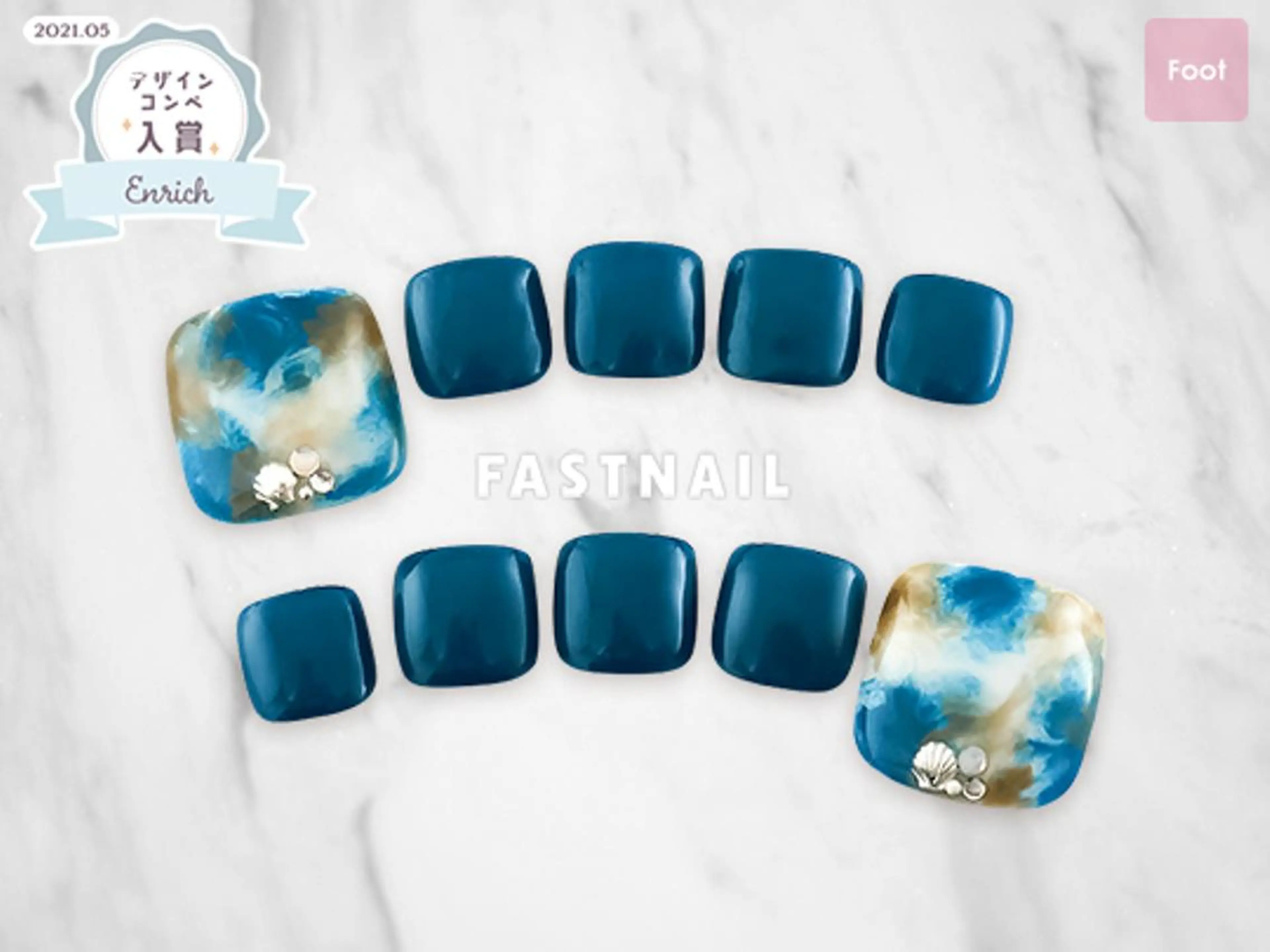 ネイル ニュアンスネイル ファストネイル 武蔵小杉東急スクエアのネイルデザイン