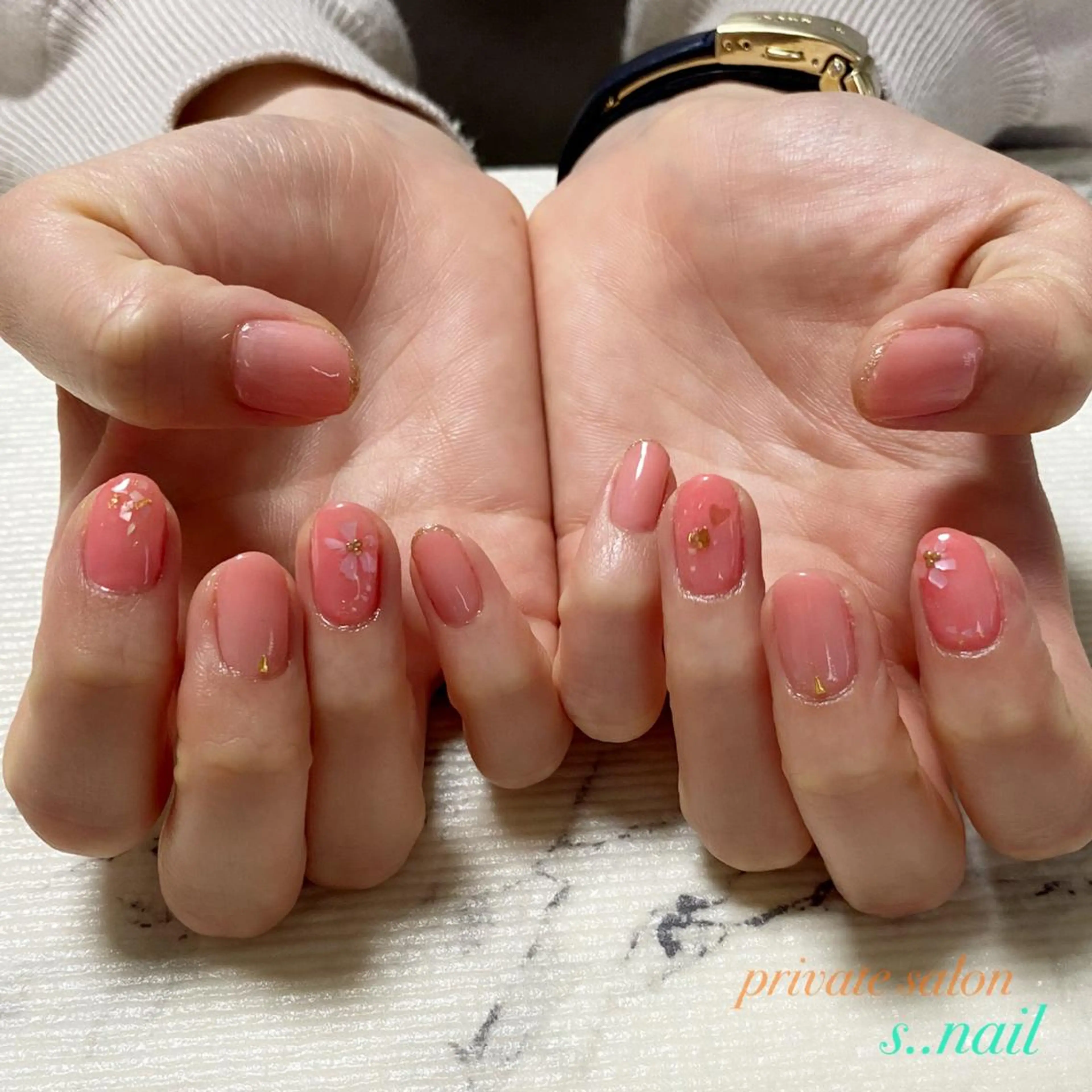 ネイル フラワーネイル ハンドネイル フットネイル s..nail / MORITAのネイルデザイン