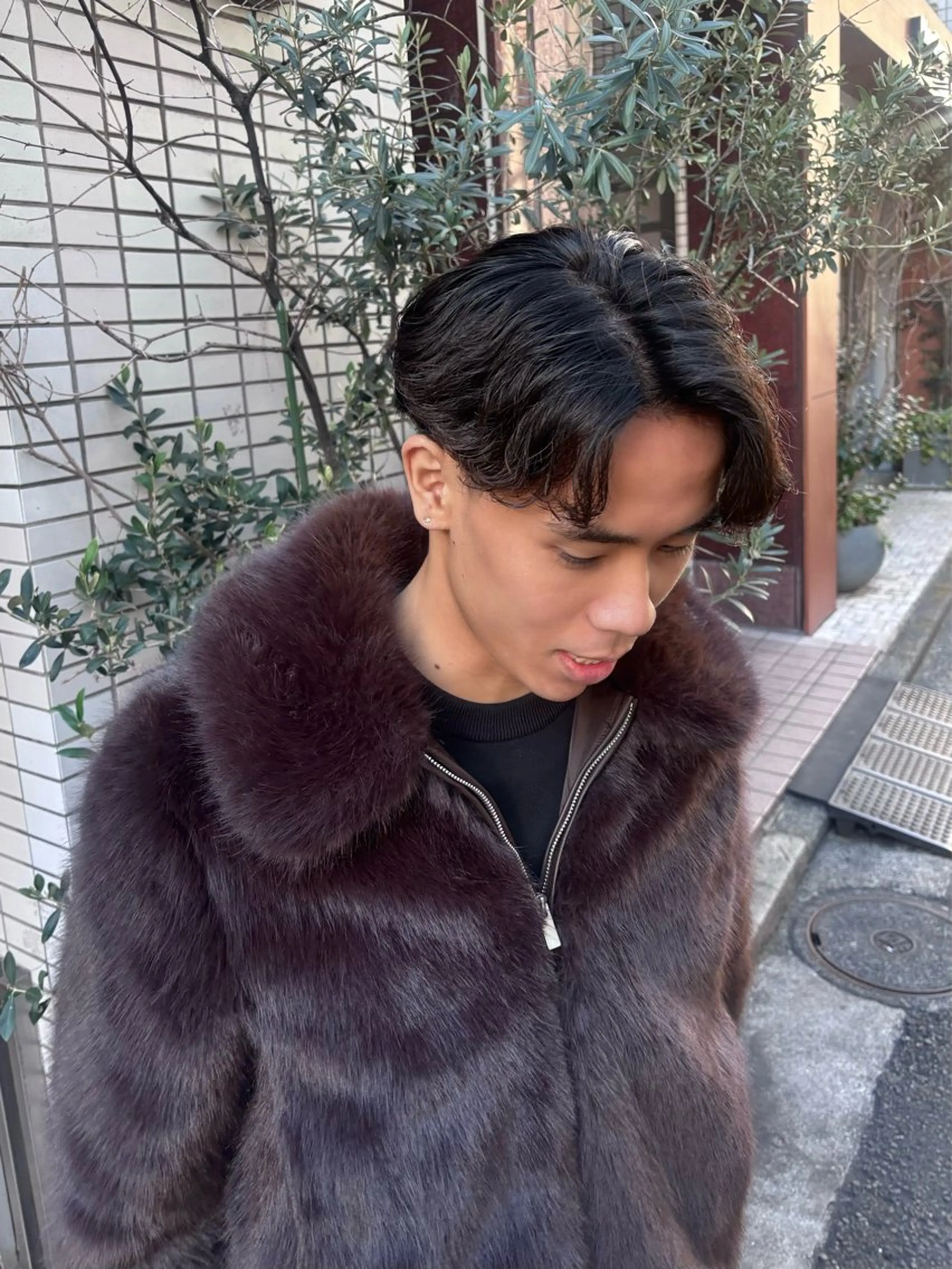 パーマ メンズ メンズパーマ ボブ/メンズ/パーマ /Tamakiのヘアスタイル