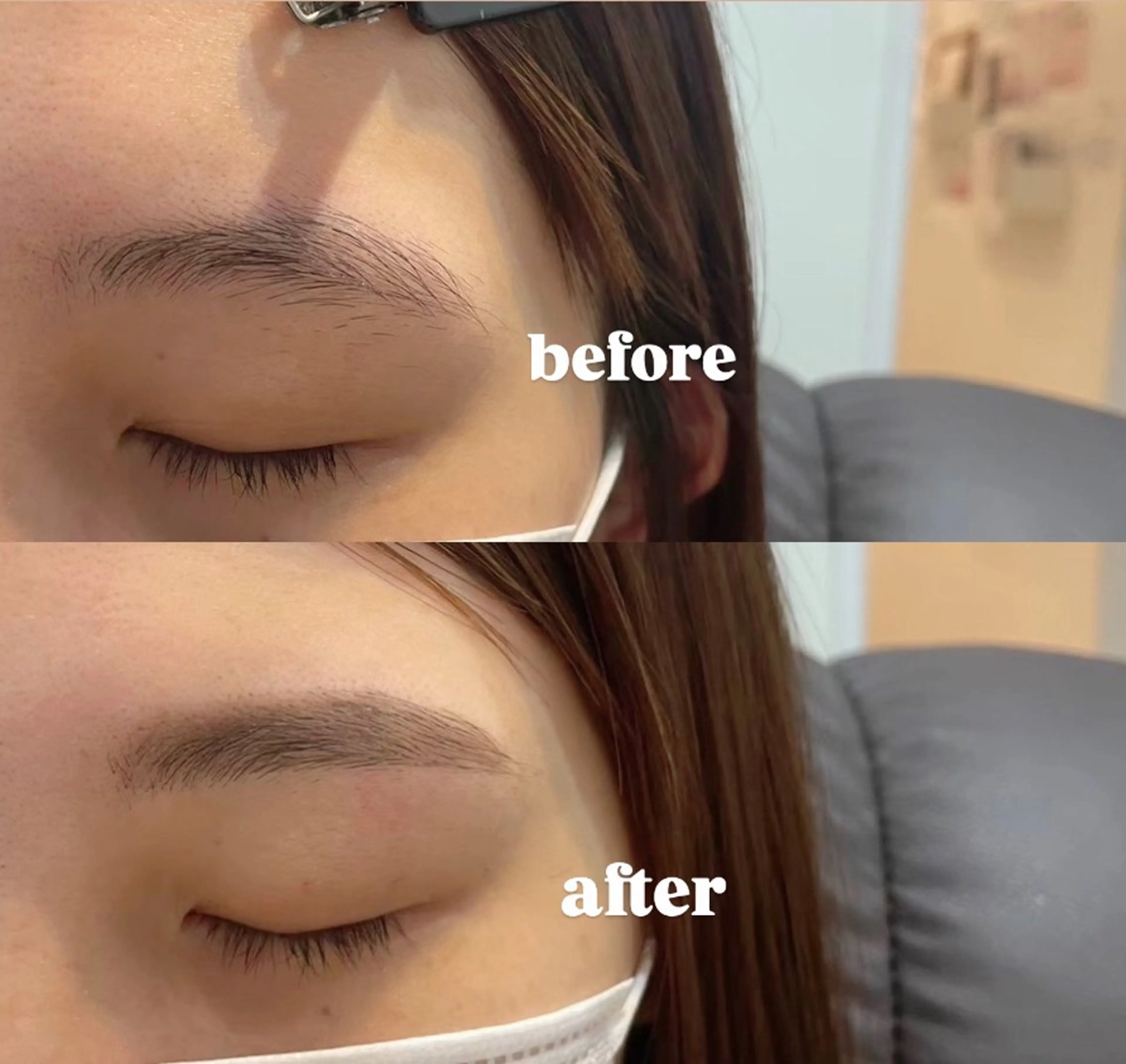 アイブロウ ワックス脱毛 EYELA万代店 阿部のマツエク・マツパデザイン