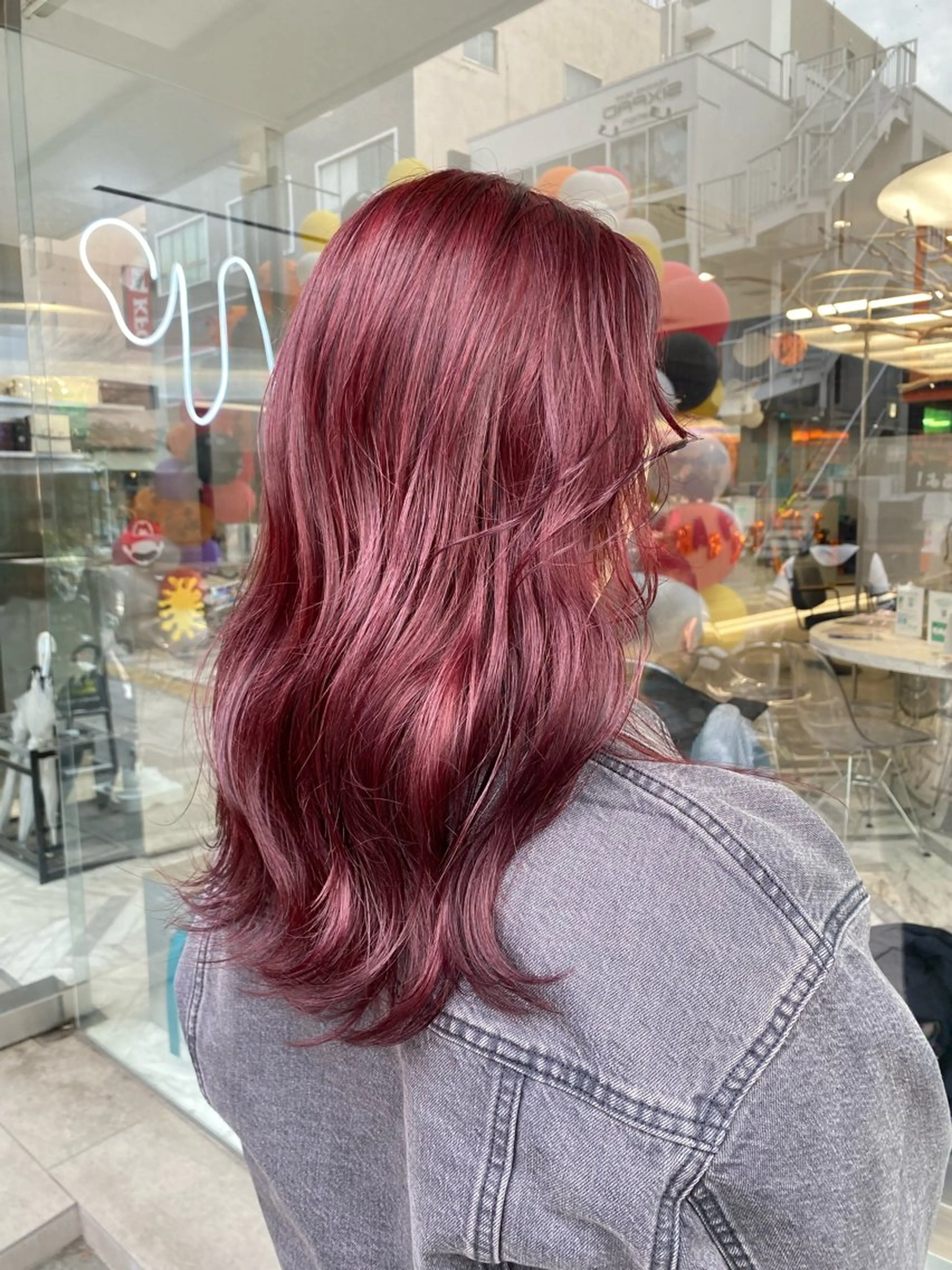 セミロング otoha☆カラー/ レイヤー/八王子のヘアスタイル