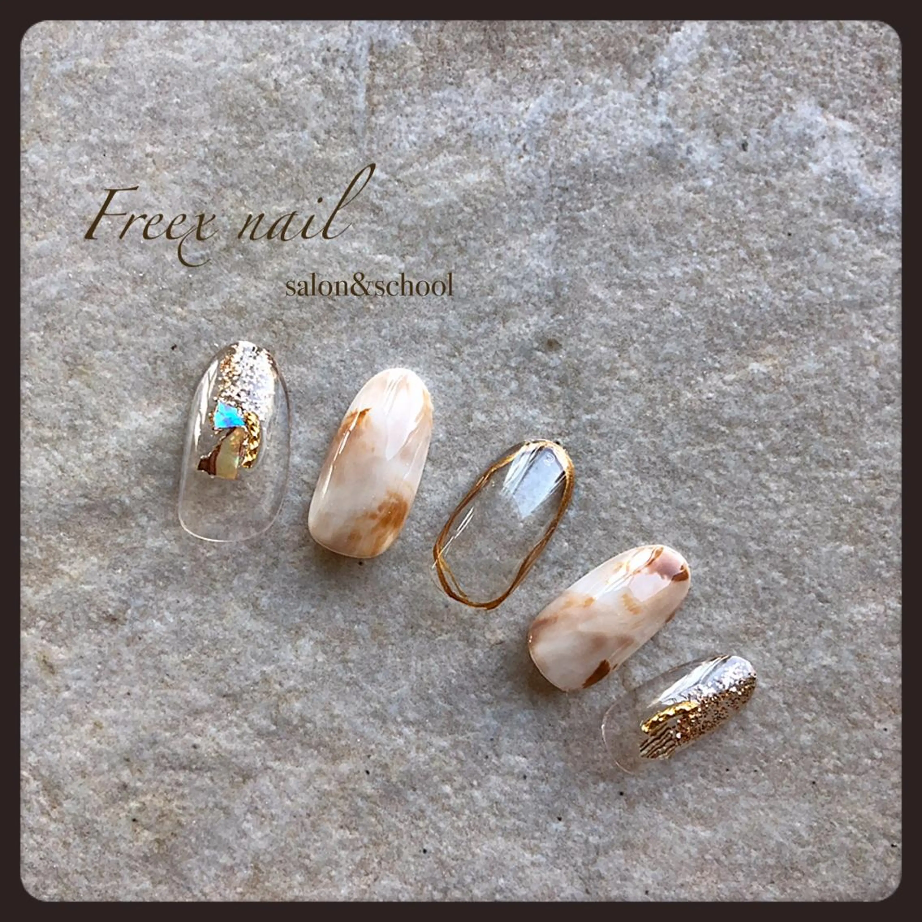 ネイル べっ甲ネイル Freex nail所属・freex nail /ニュアンス/個性派のネイルデザイン