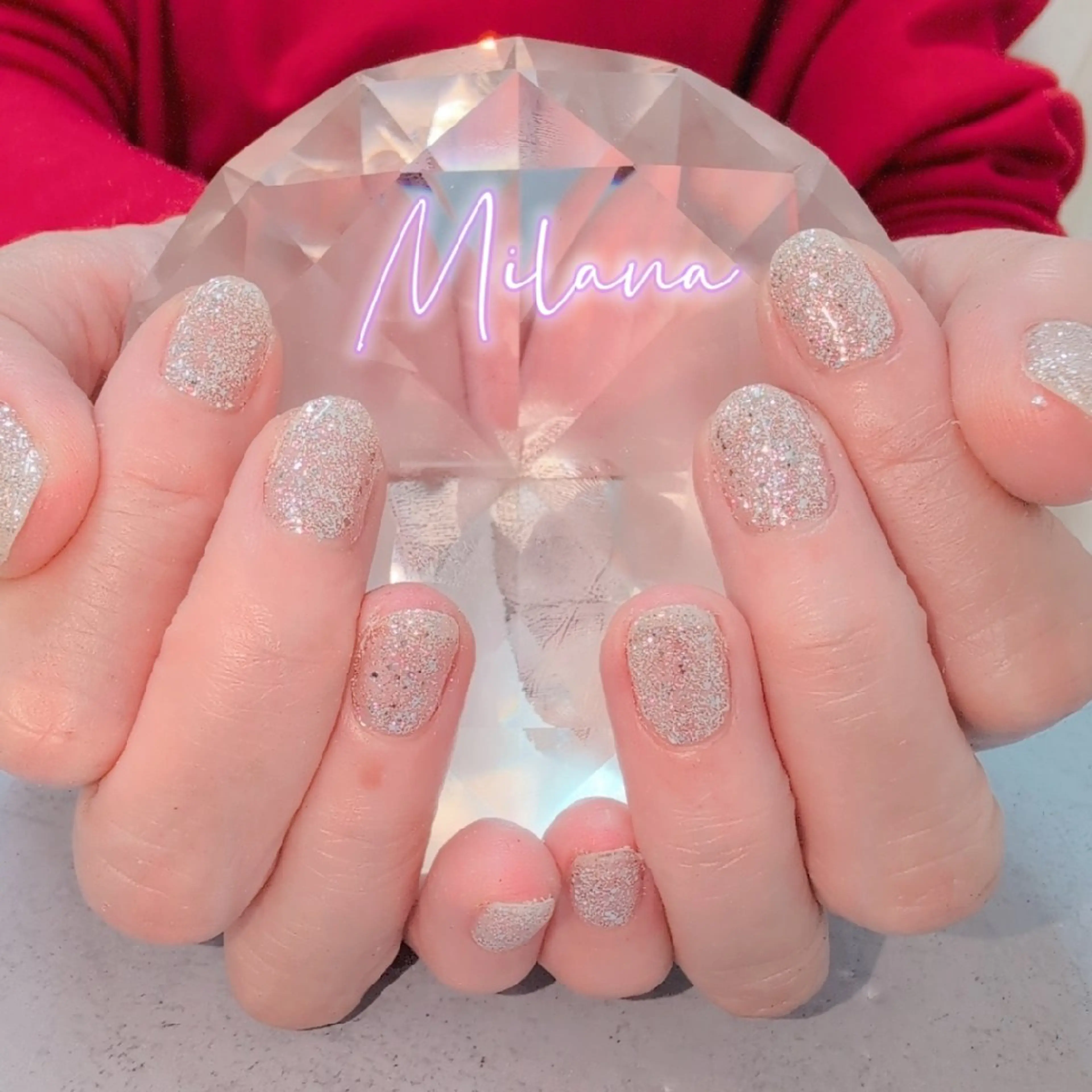 ネイル ワンカラーネイル ハンドネイル Milana 川瀬のネイルデザイン