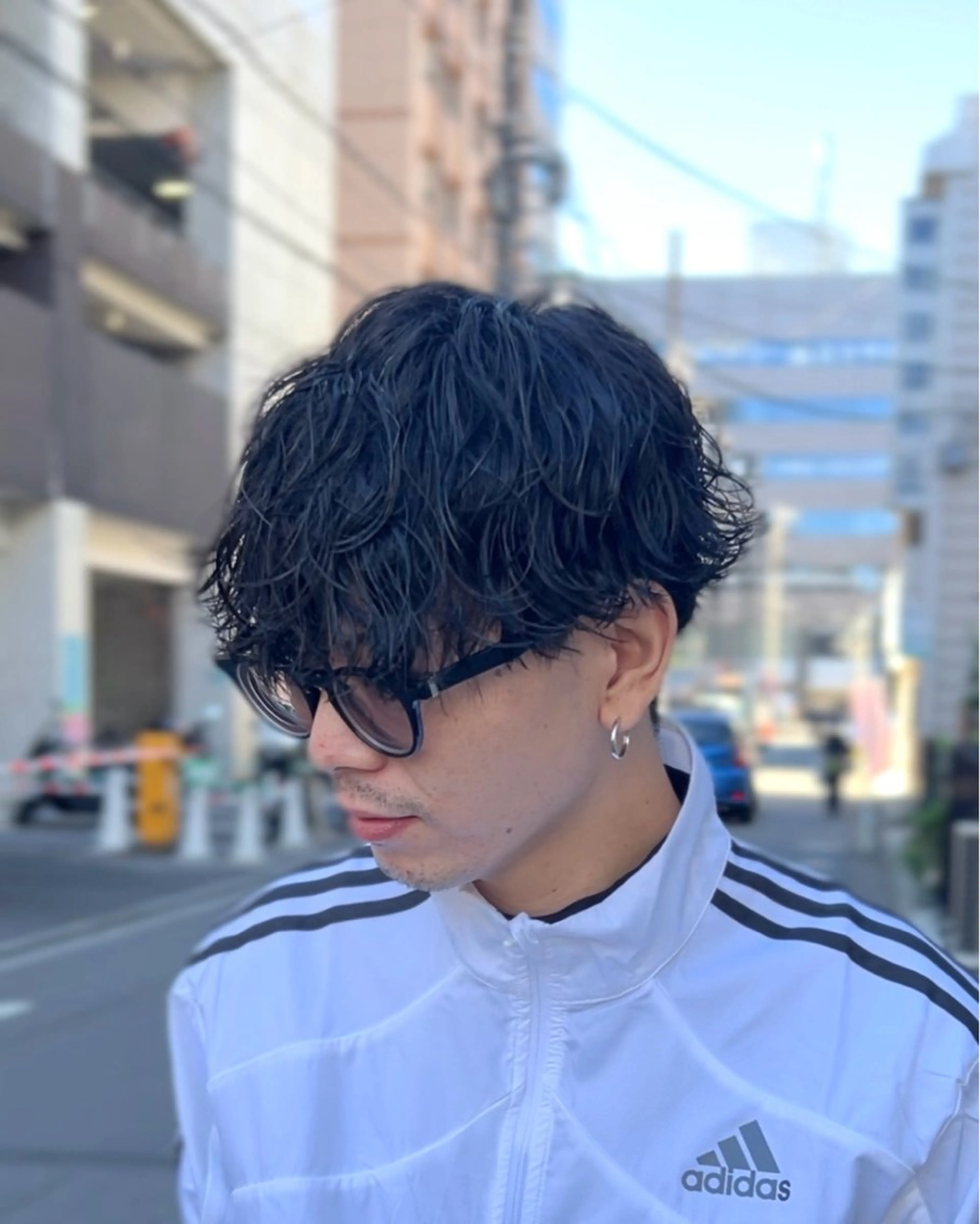 パーマ メンズ カット パーマ トリートメント ヘアセット シャドウパーマ/ メンズ/KENTAのヘアスタイル