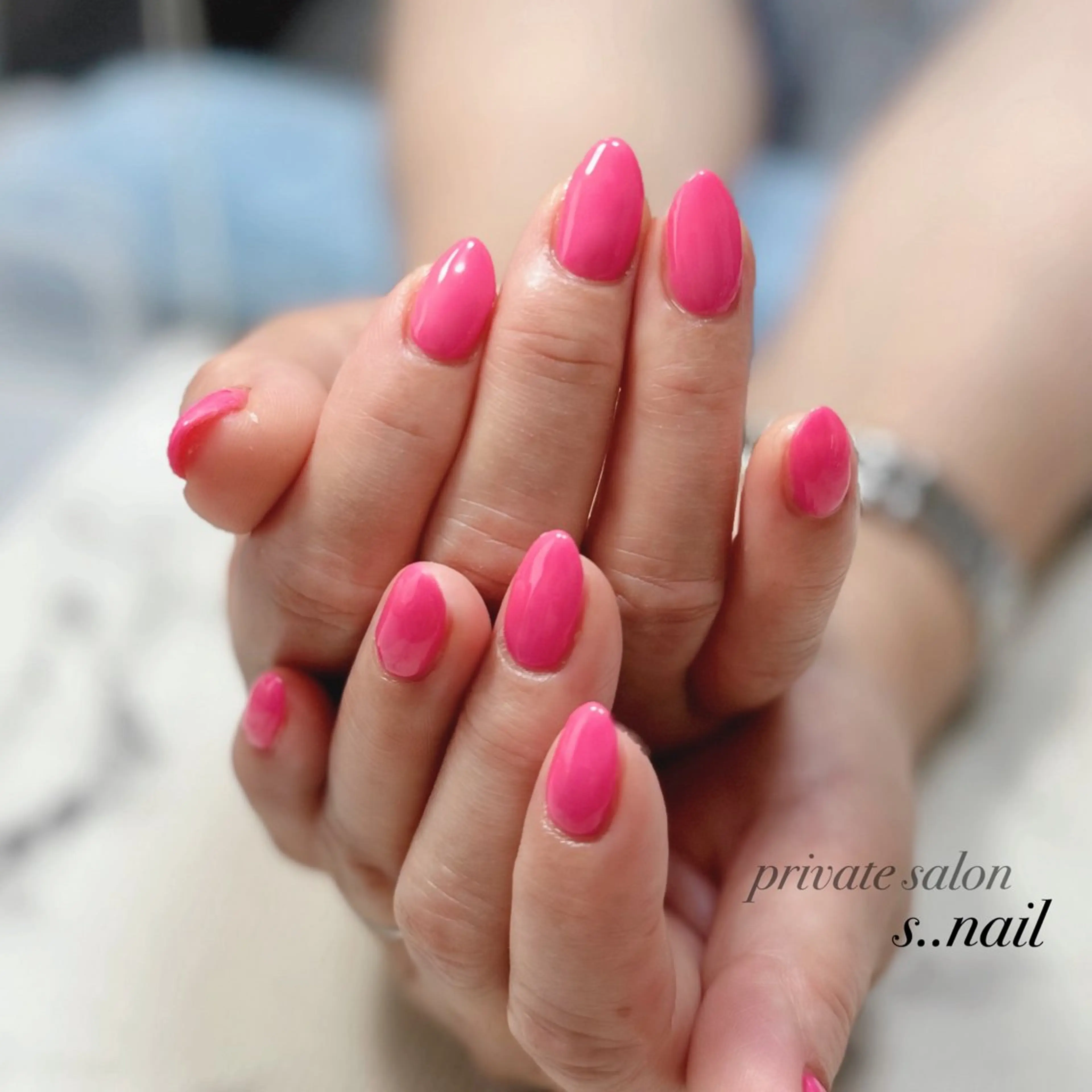ネイル ピンク ハンドネイル フットネイル s..nail / MORITAのネイルデザイン