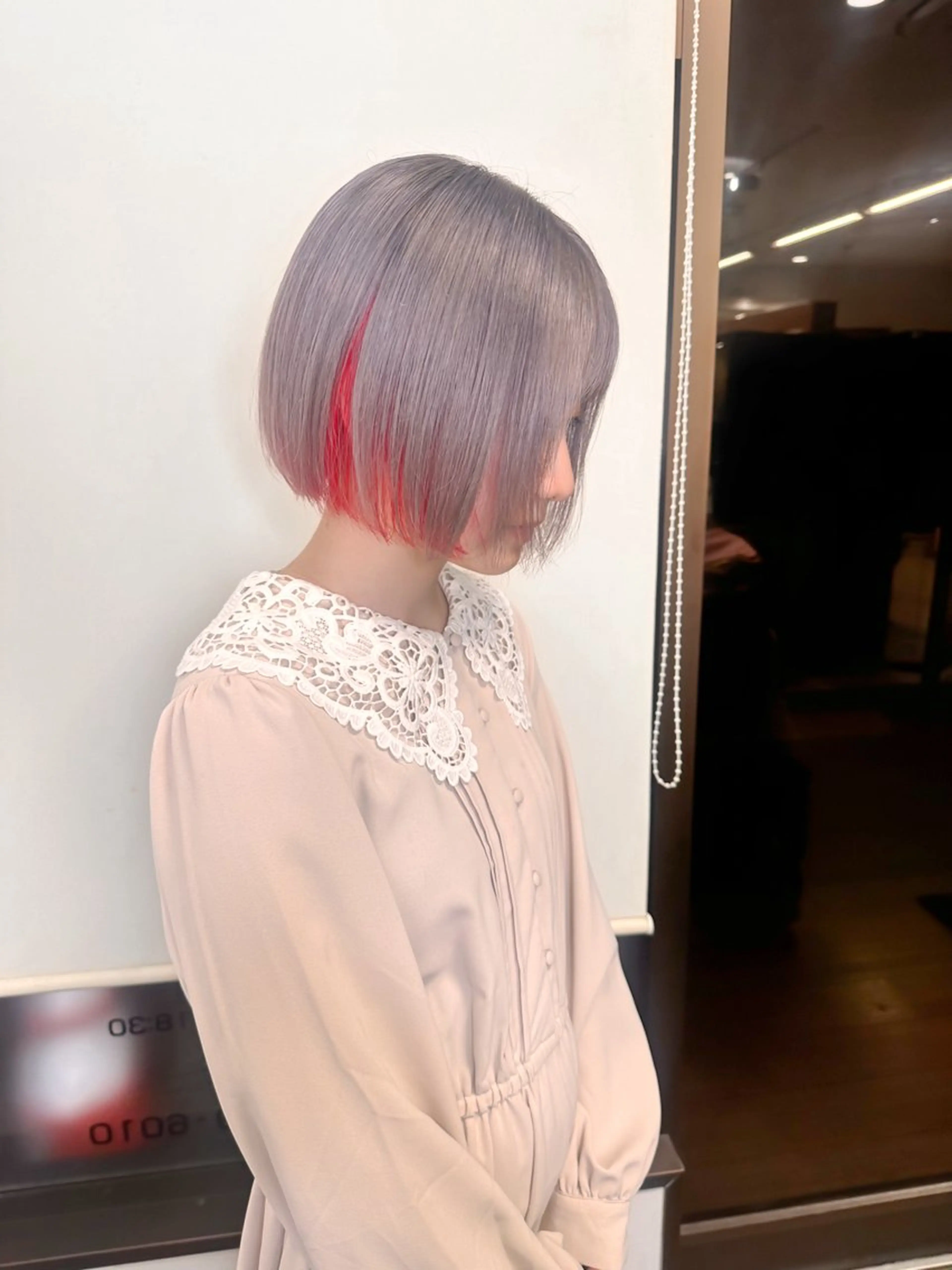 ショート カット ヘアカラー peg.hair所属・ブリーチカラー🫧 森　凪沙のヘアスタイル