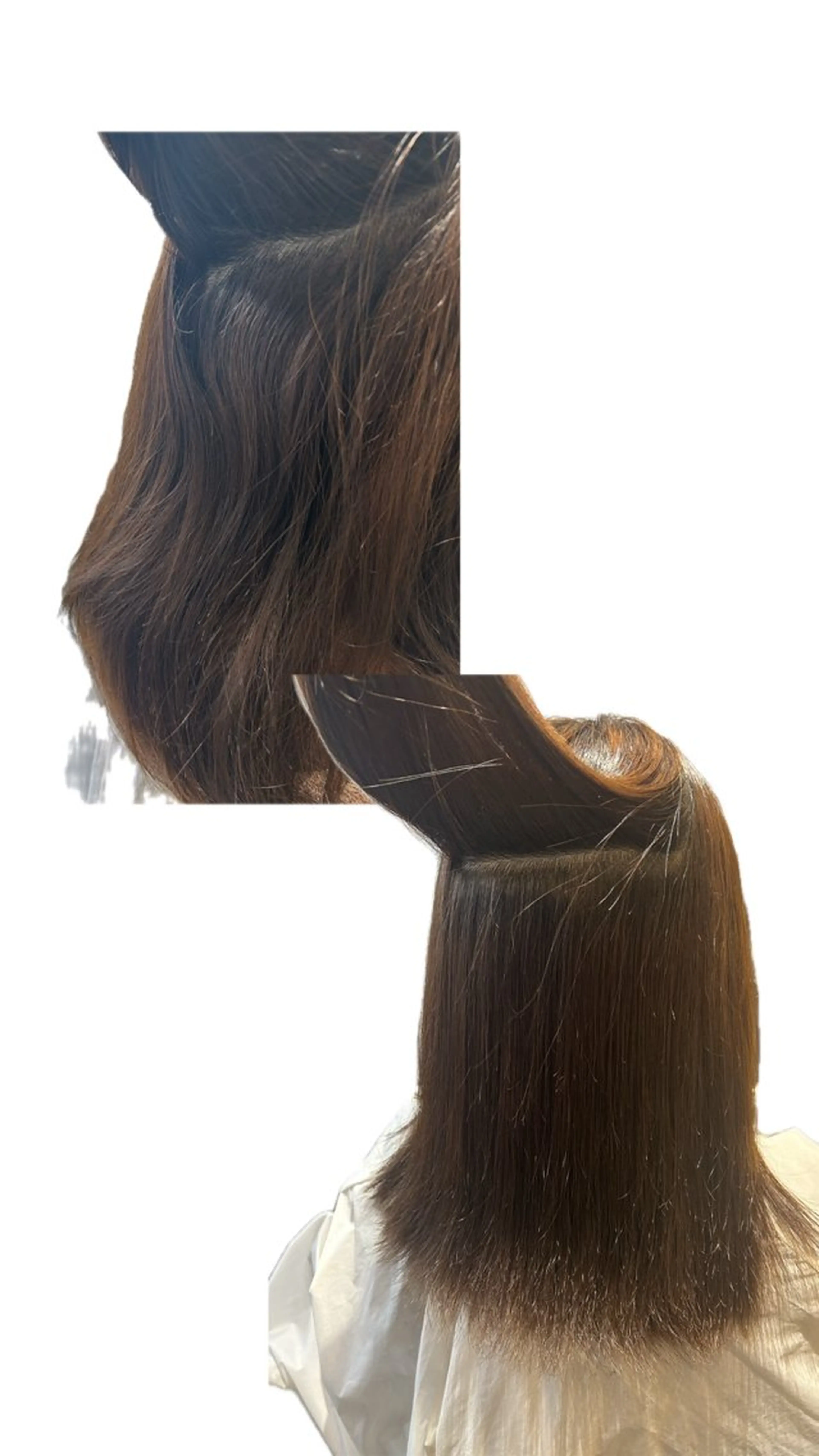 セミロング ヘアアレンジ 🎀suzuna 透明感colorのヘアスタイル