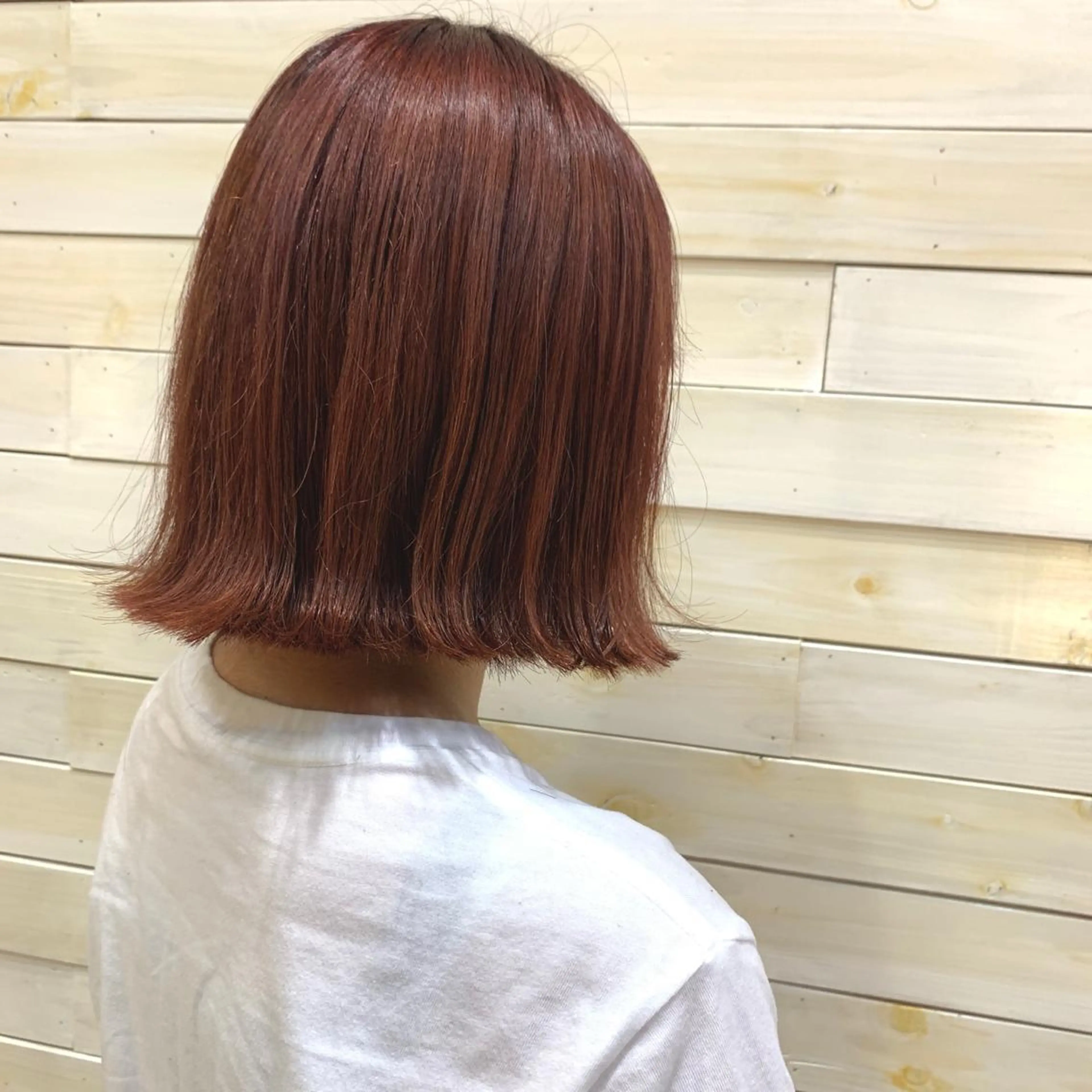 カラー 黒田瀬奈/ボブ まろやかベージュのヘアスタイル