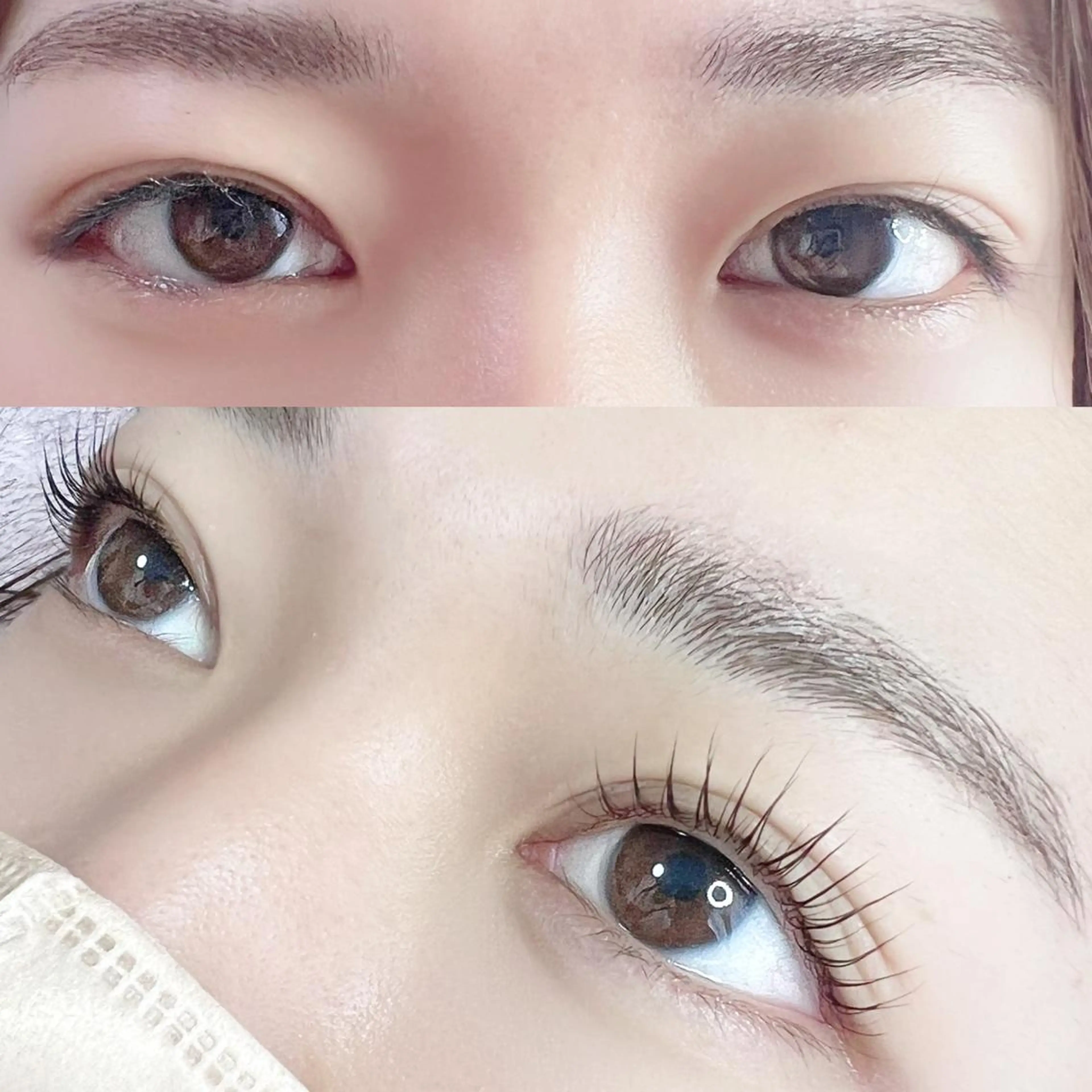 マツエク・マツパ パリジェンヌラッシュリフト 一重×まつ毛パーマ マツパ chou chou シュシュのマツエク・マツパデザイン