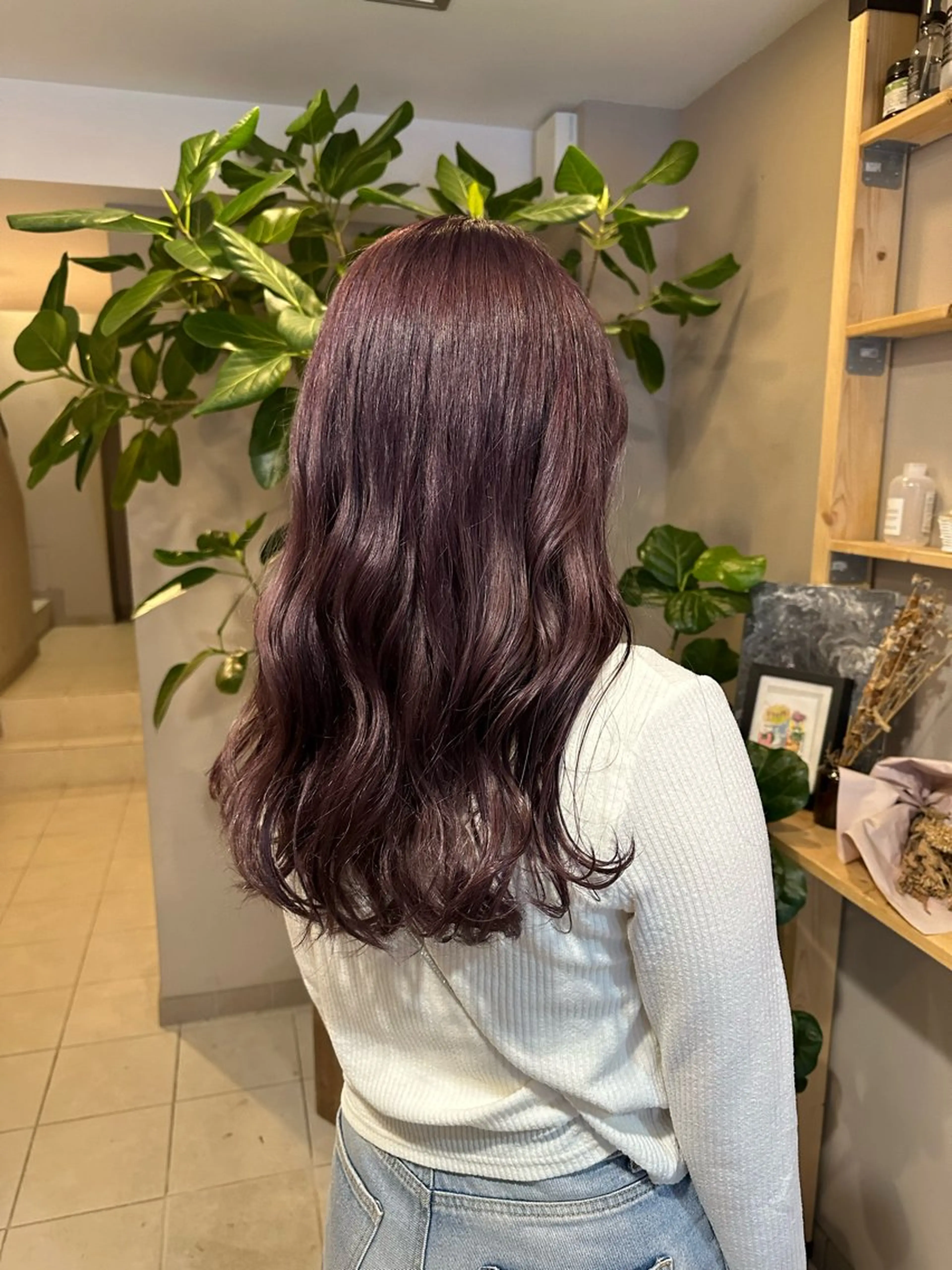 ロング カラー 似合わせカット/ 艶カラー/いらみなのヘアスタイル