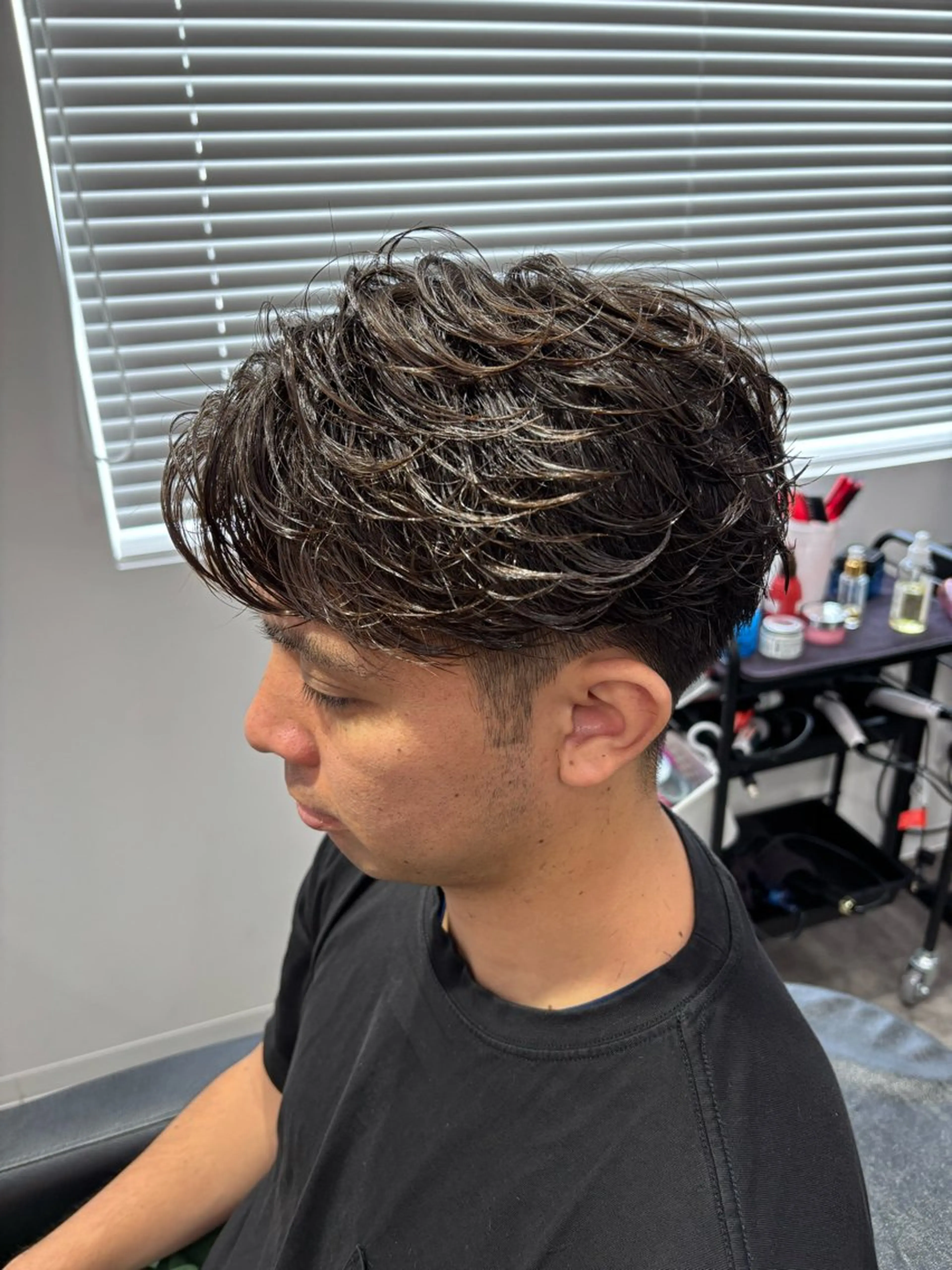 メンズ カット パーマ フェザーパーマ職人 🪽yutoのヘアスタイル