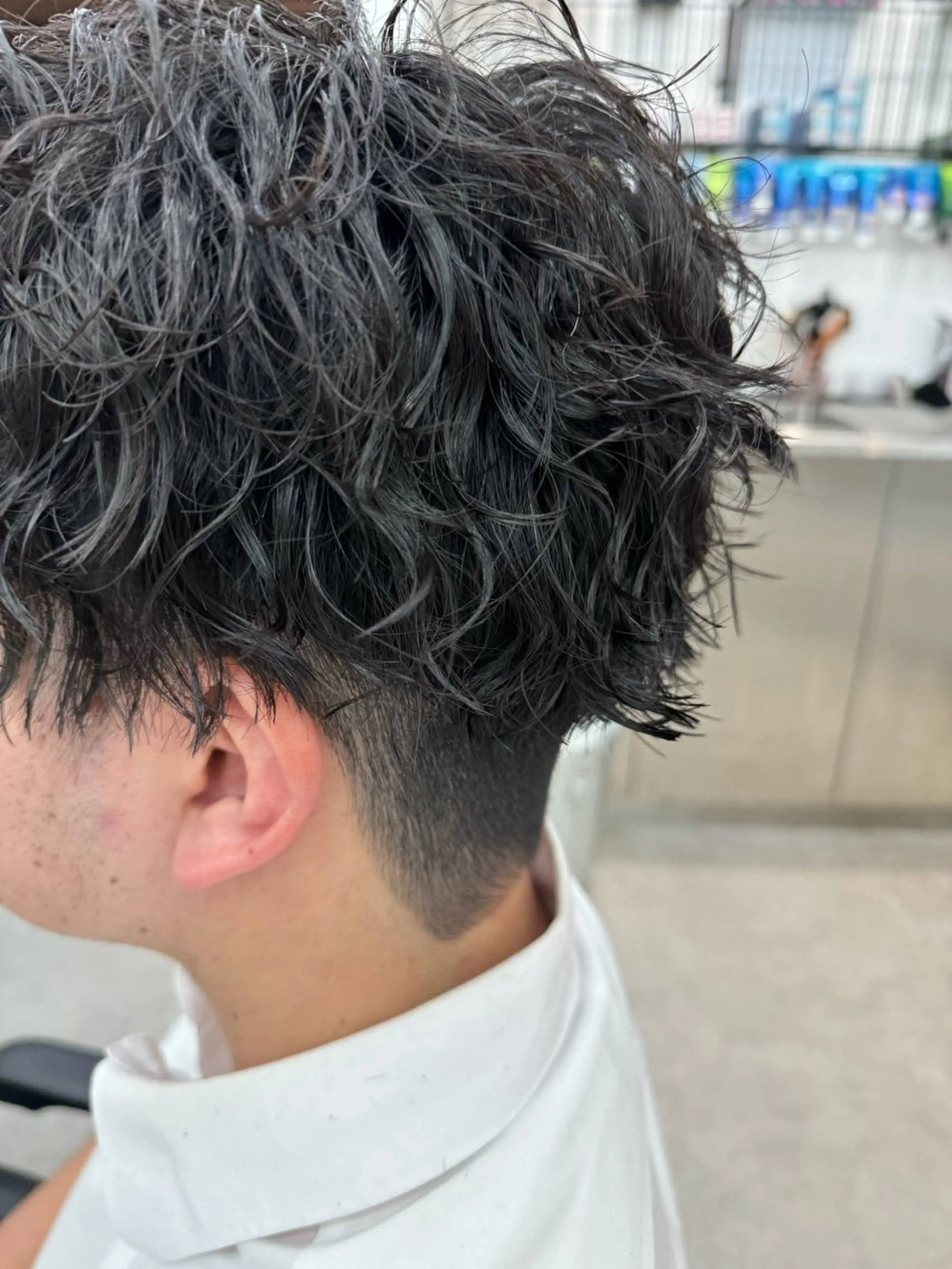 カラー パーマ メンズ メンズ/シャドウ/ 波巻き/kyogoのヘアスタイル