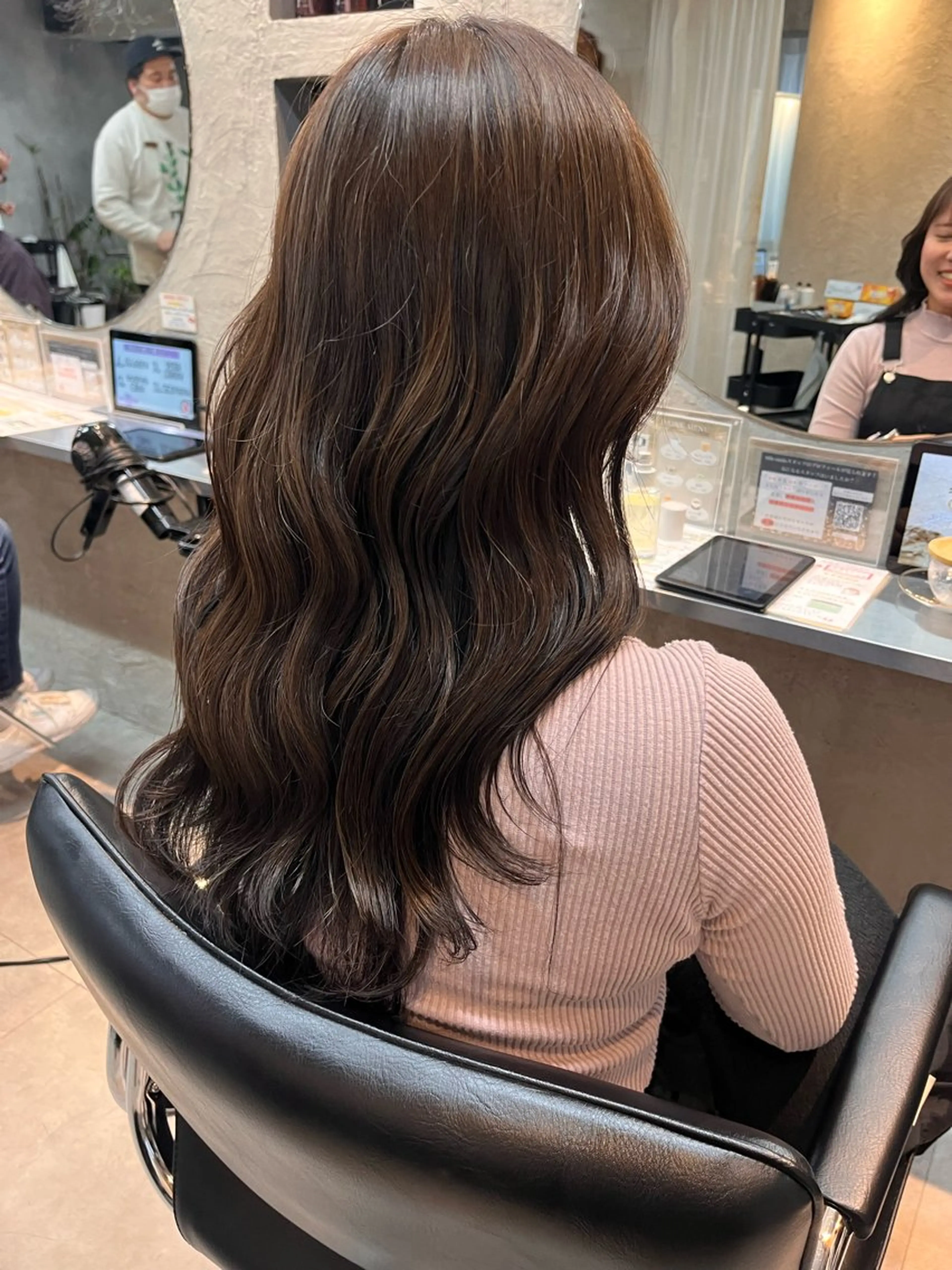 《ブリーチなしWカラー》ブリーチなしダブルカラー+オージュア2STEP TRの写真