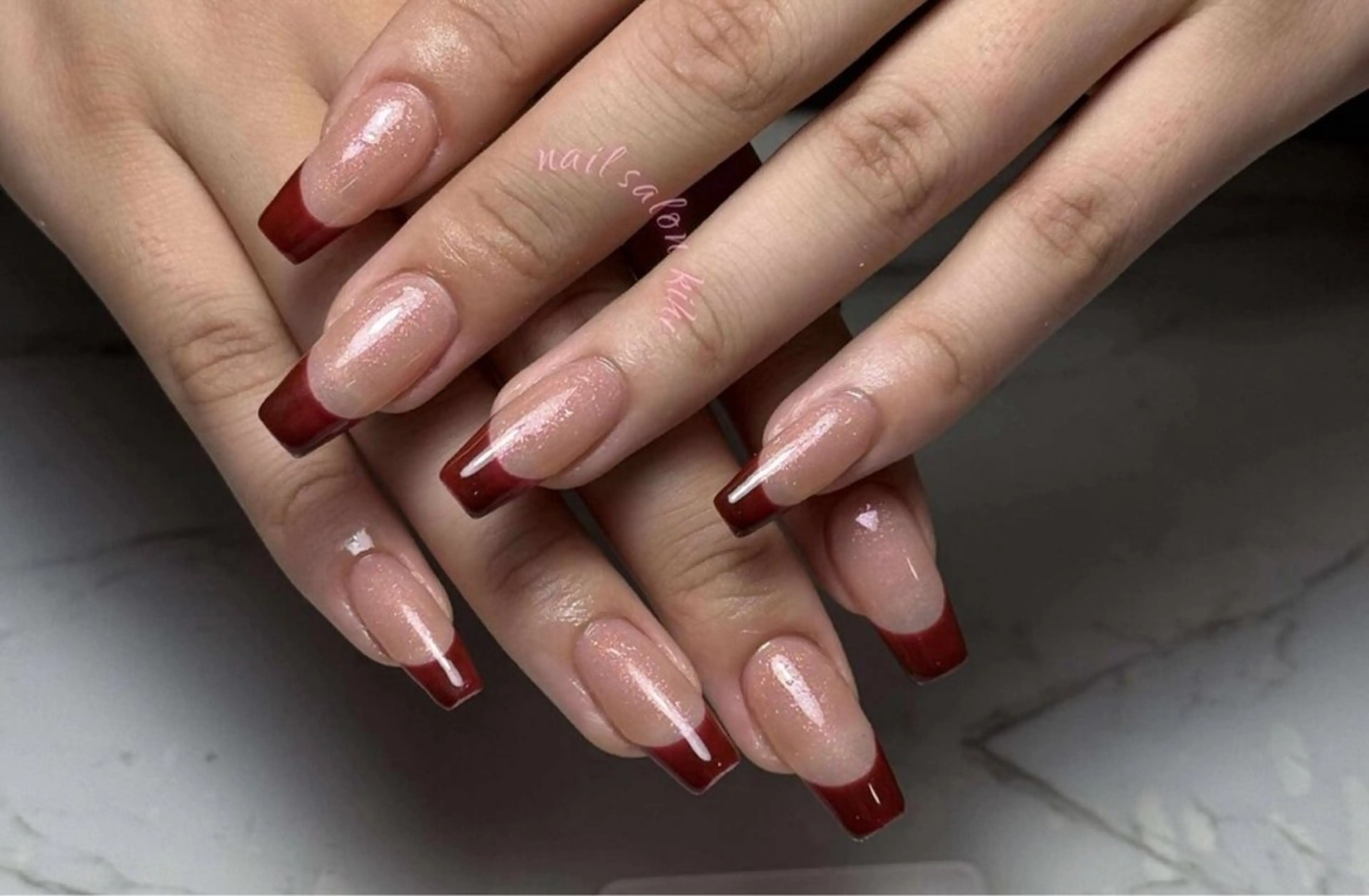 ネイル アートネイル フレンチネイル ジェルネイル グラデーション 韓国ネイル Nail Salon kihi大塚店のネイルデザイン