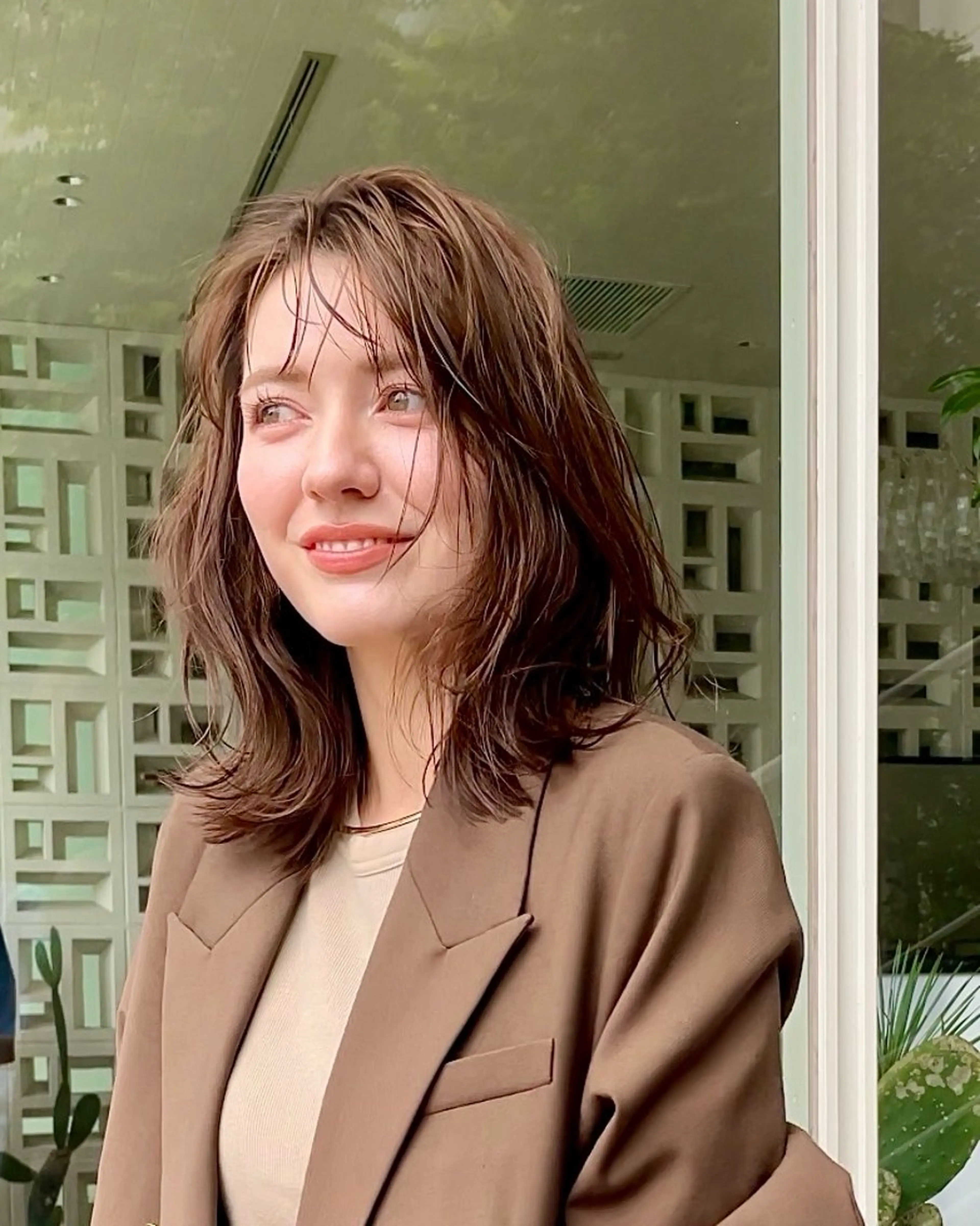 ミディアム カラー GROW middle所属・山梨 洸のヘアスタイル