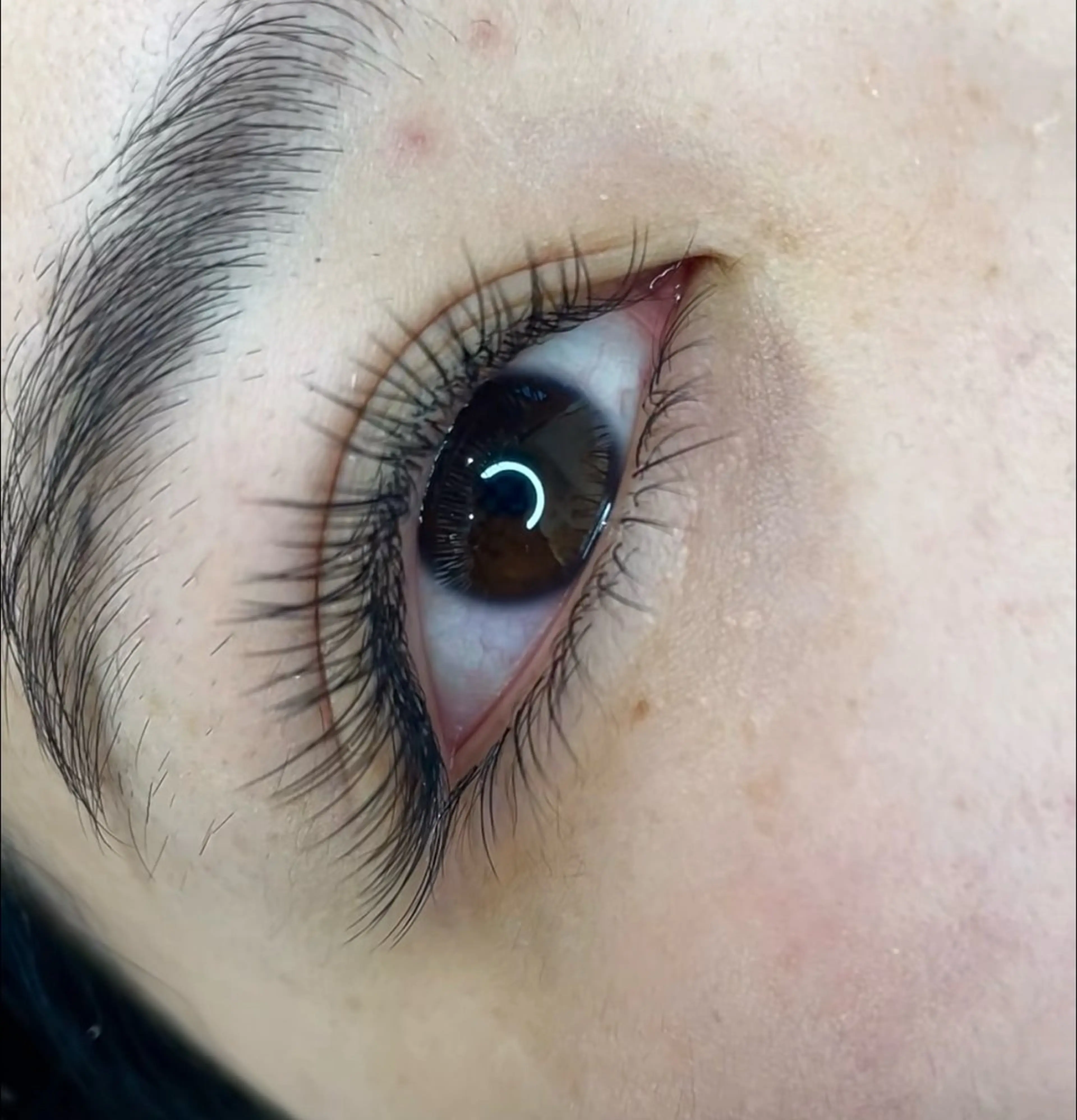 マツエク・マツパ バインドロック 束感まつ毛 フラットラッシュ パリジェンヌラッシュリフト 下まつげエクステ マツエク AngelChris ビューティーサロンのネイルデザイン