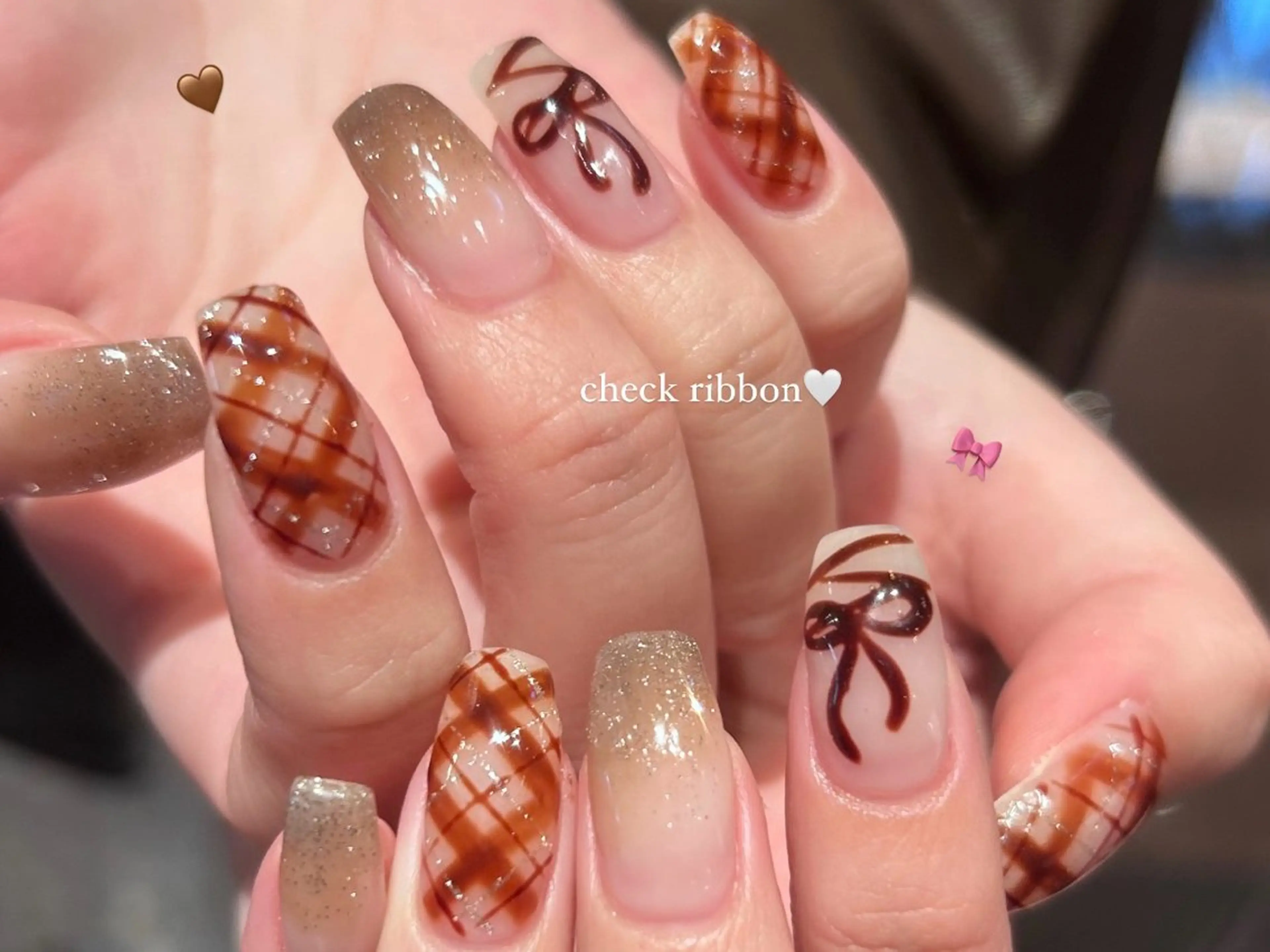 ネイル ハンドネイル EmaNail🎀 Haaruのネイルデザイン