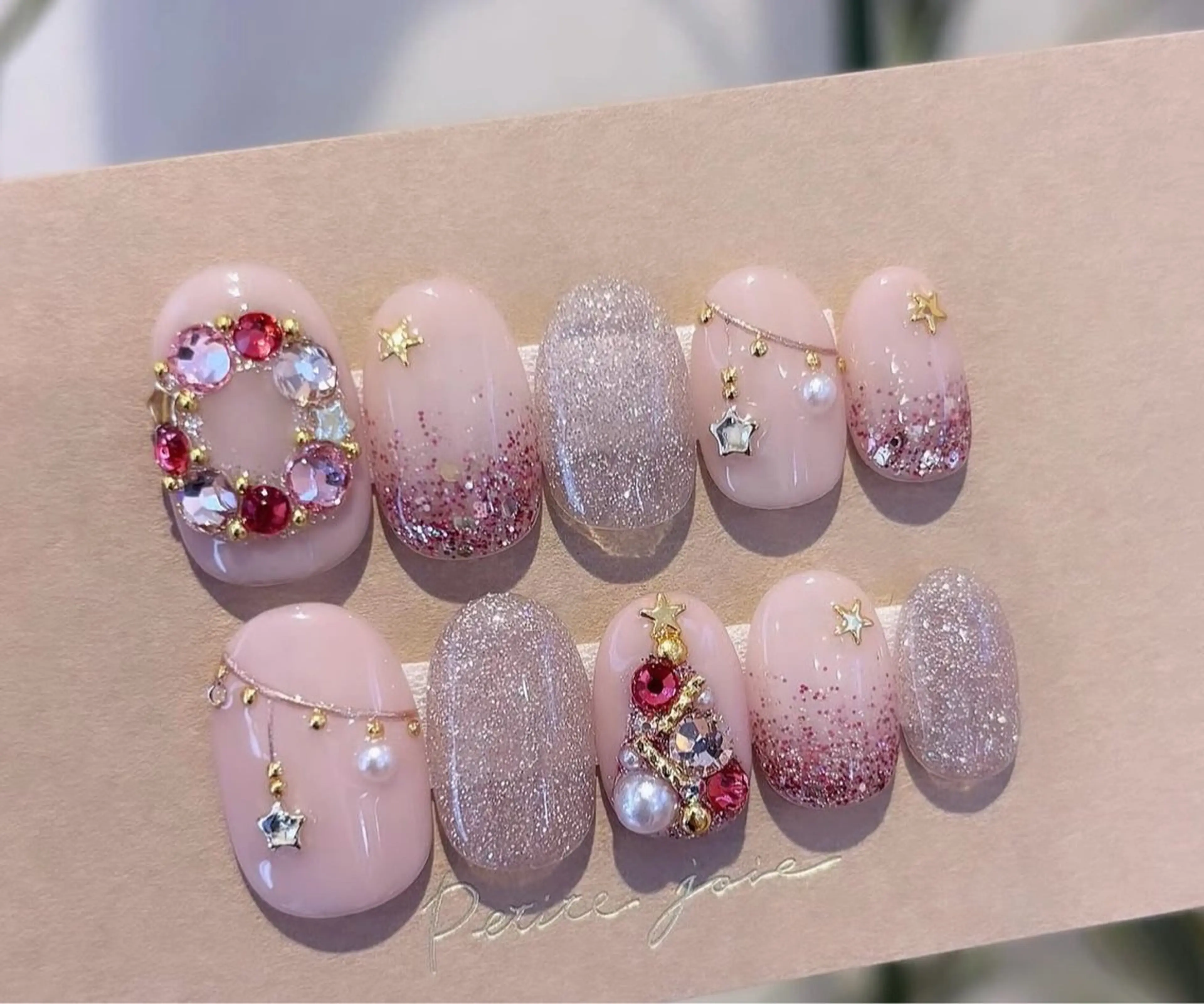 ネイル フレンチネイル グラデーション マグネットネイル ミラーネイル yurinail所属・yuri nail 高田馬場のネイルデザイン