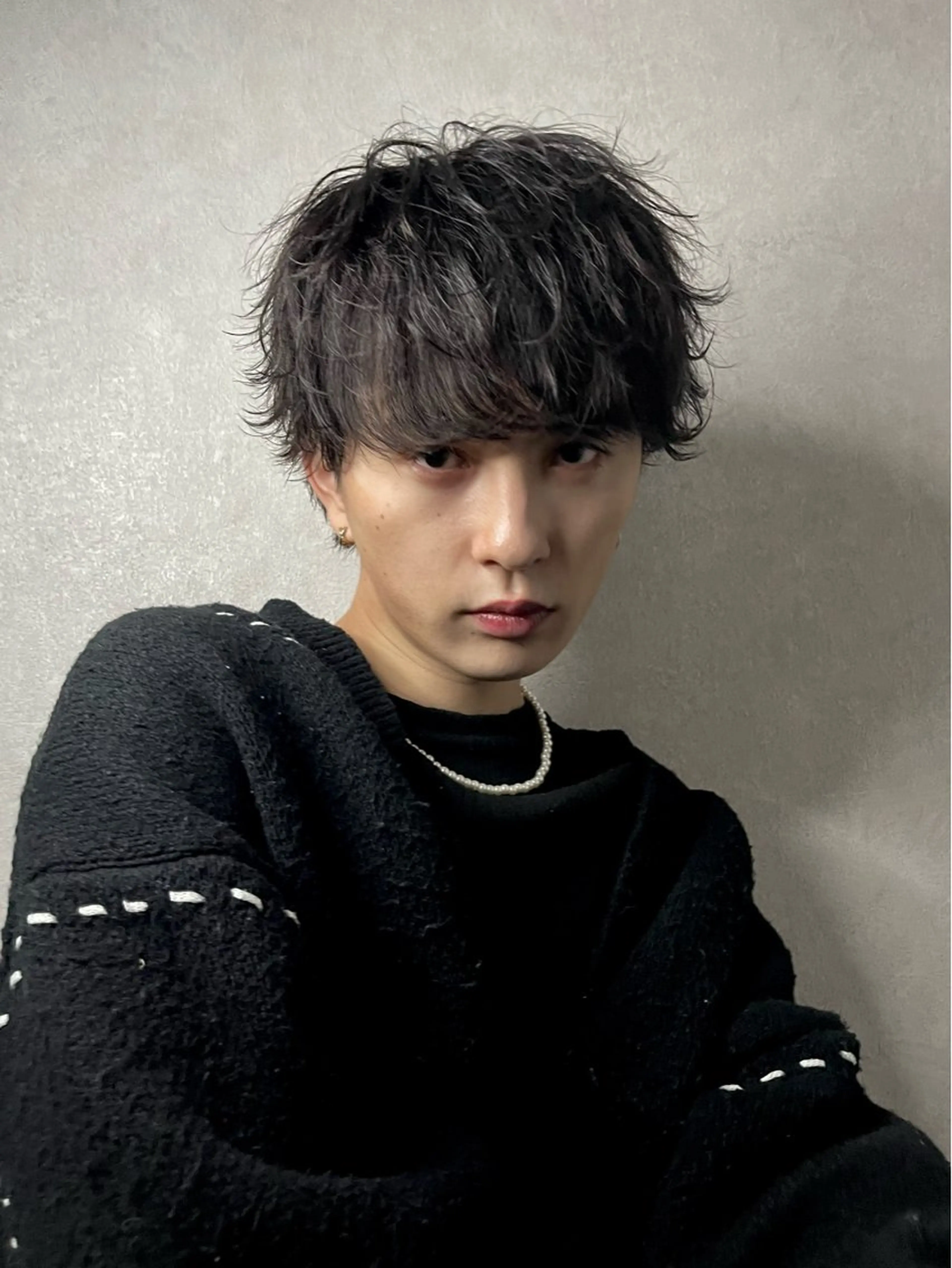 メンズ メンズ韓国風 マッシュ メンズパーマ 波巻きパーマ 波巻きスパイラル 近藤剛　浦和のヘアスタイル