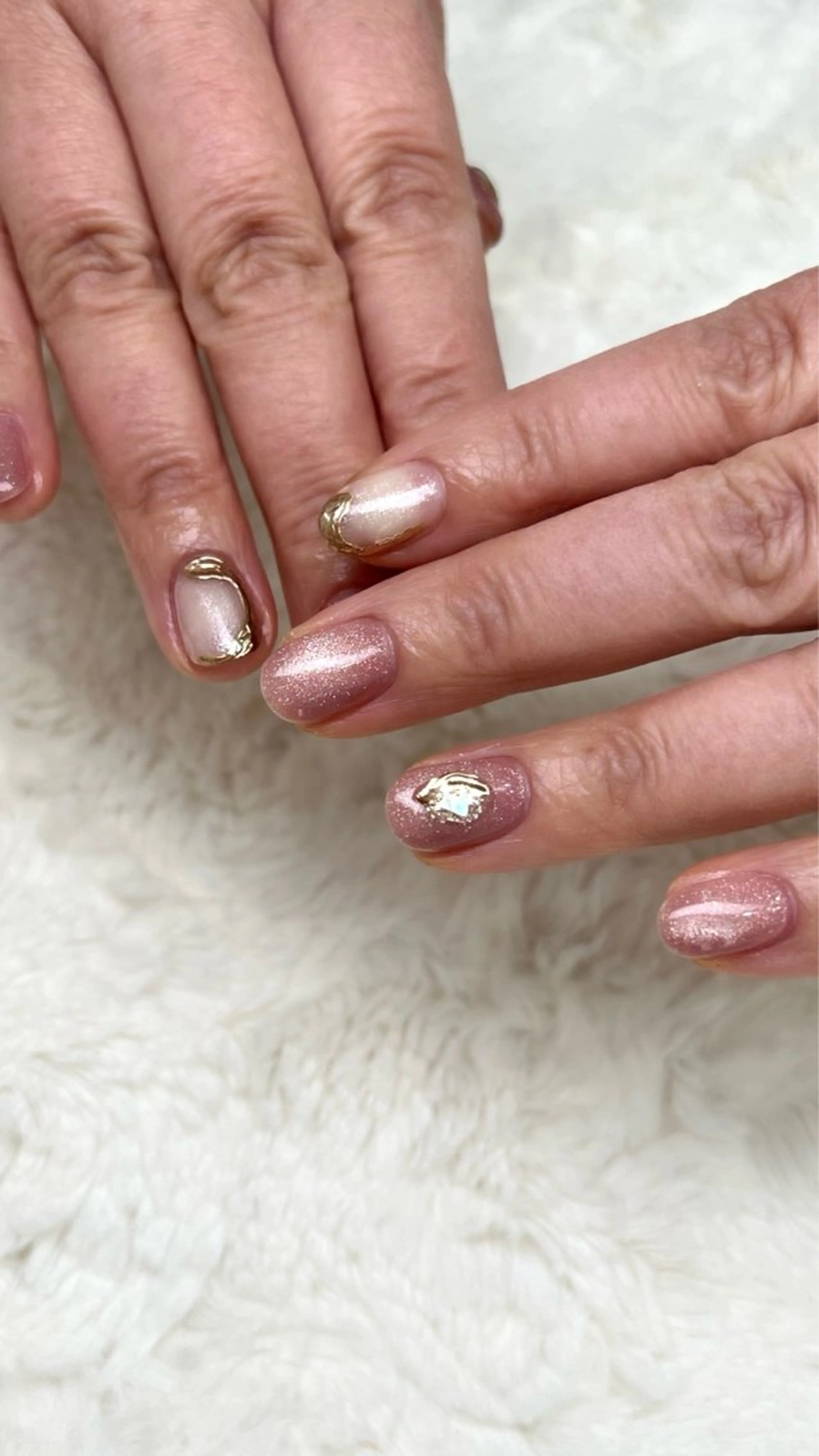 ネイル アートネイル マグネットネイル 'a'ala nailのネイルデザイン