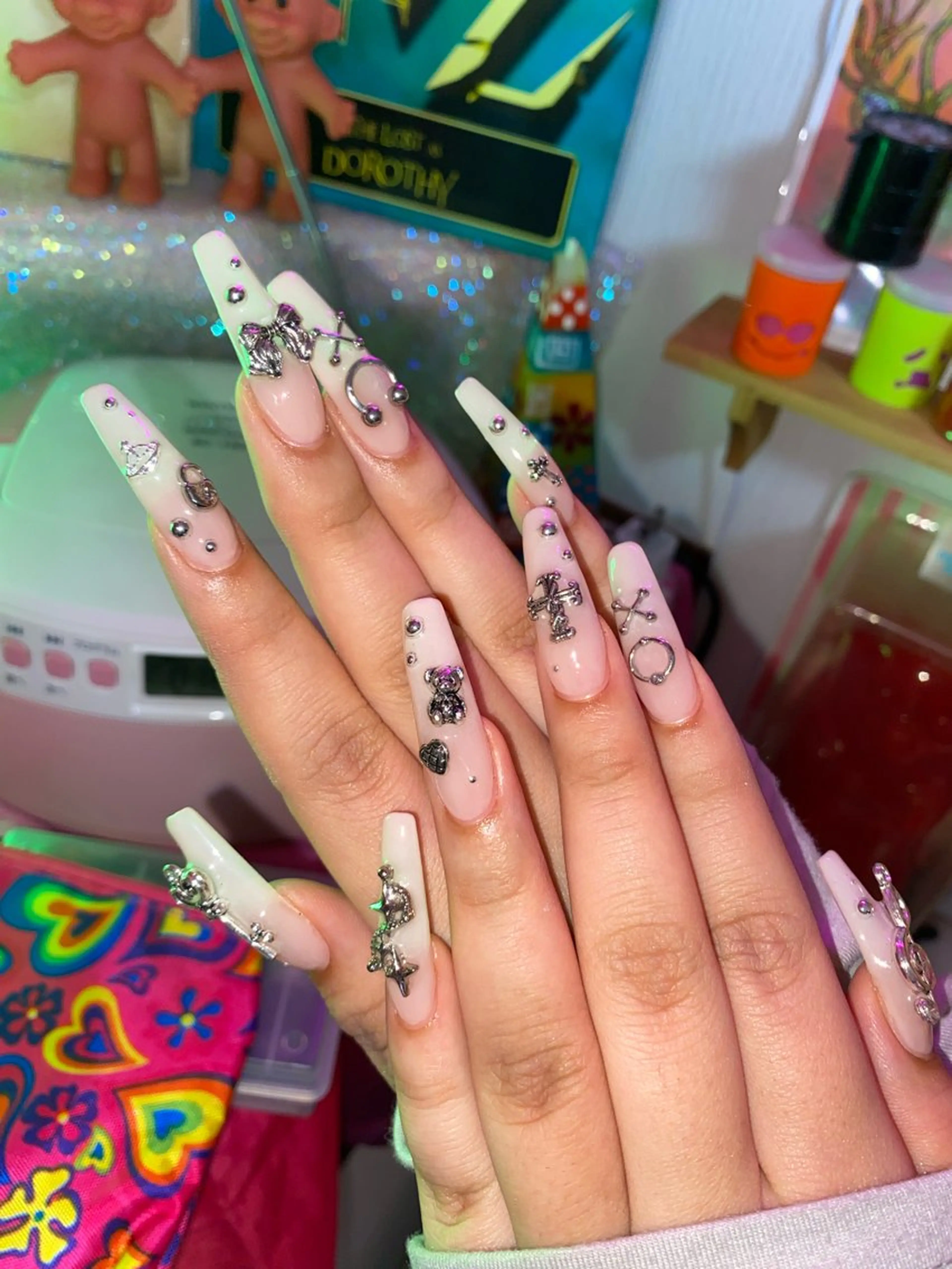 カラーベースグラデーションorクリアベースフレンチの写真