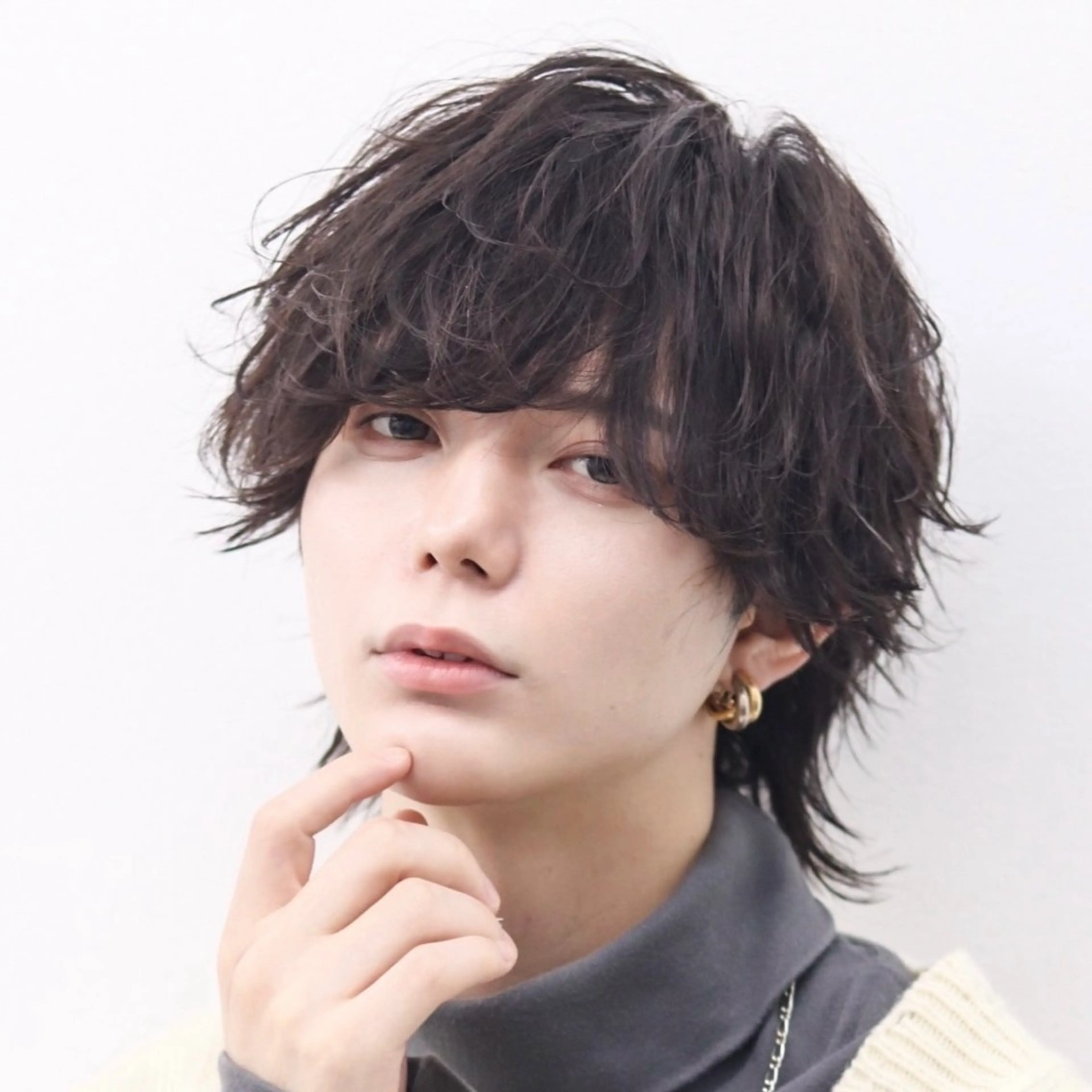 ショート カラー パーマ メンズ カット パーマ 🔥メンズ🔥かっこ いいが正義！代表柿崎のヘアスタイル