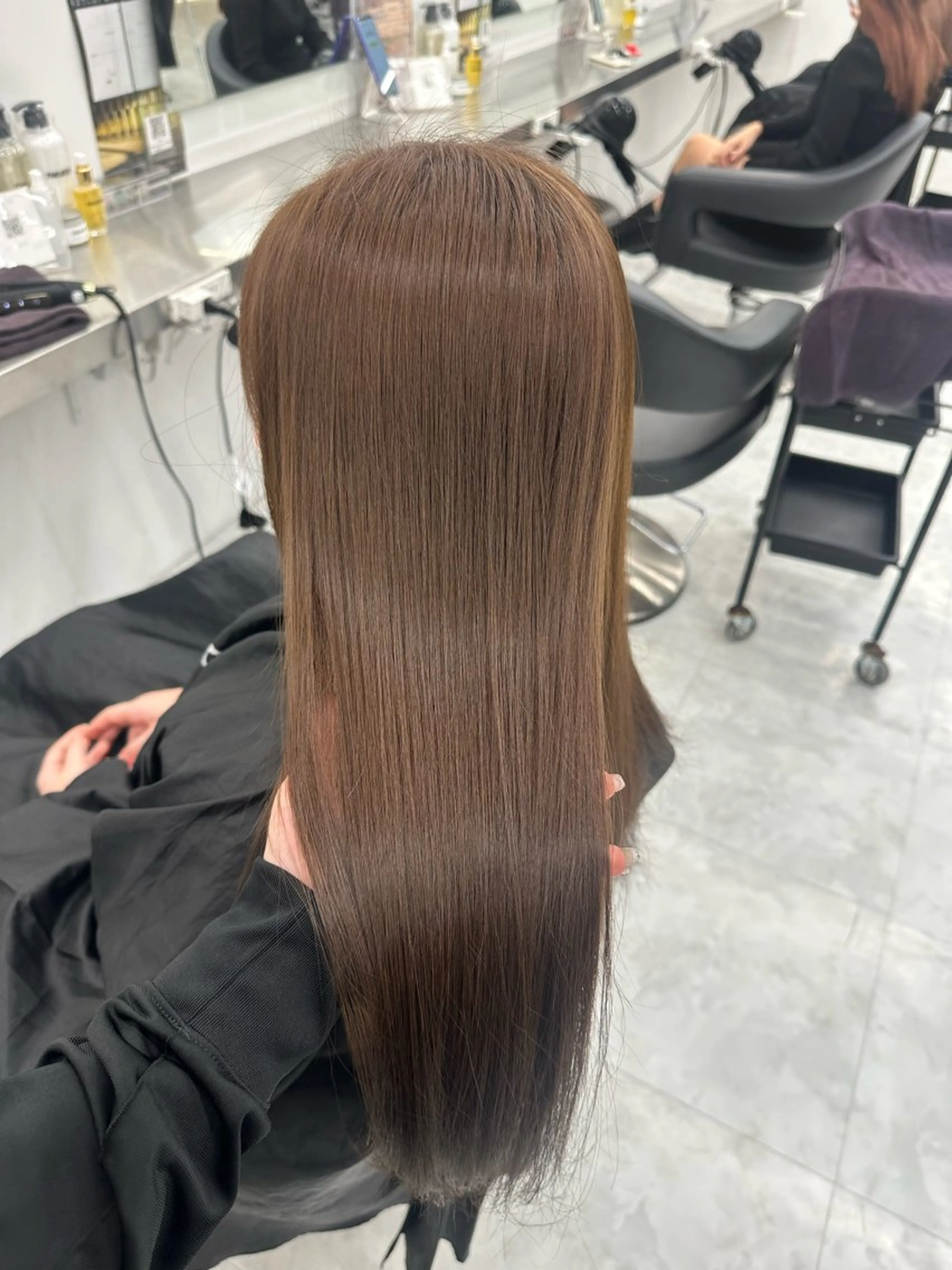 カラー ヘアカラー 透ける透明感カラー 🤍anju🎀のヘアスタイル