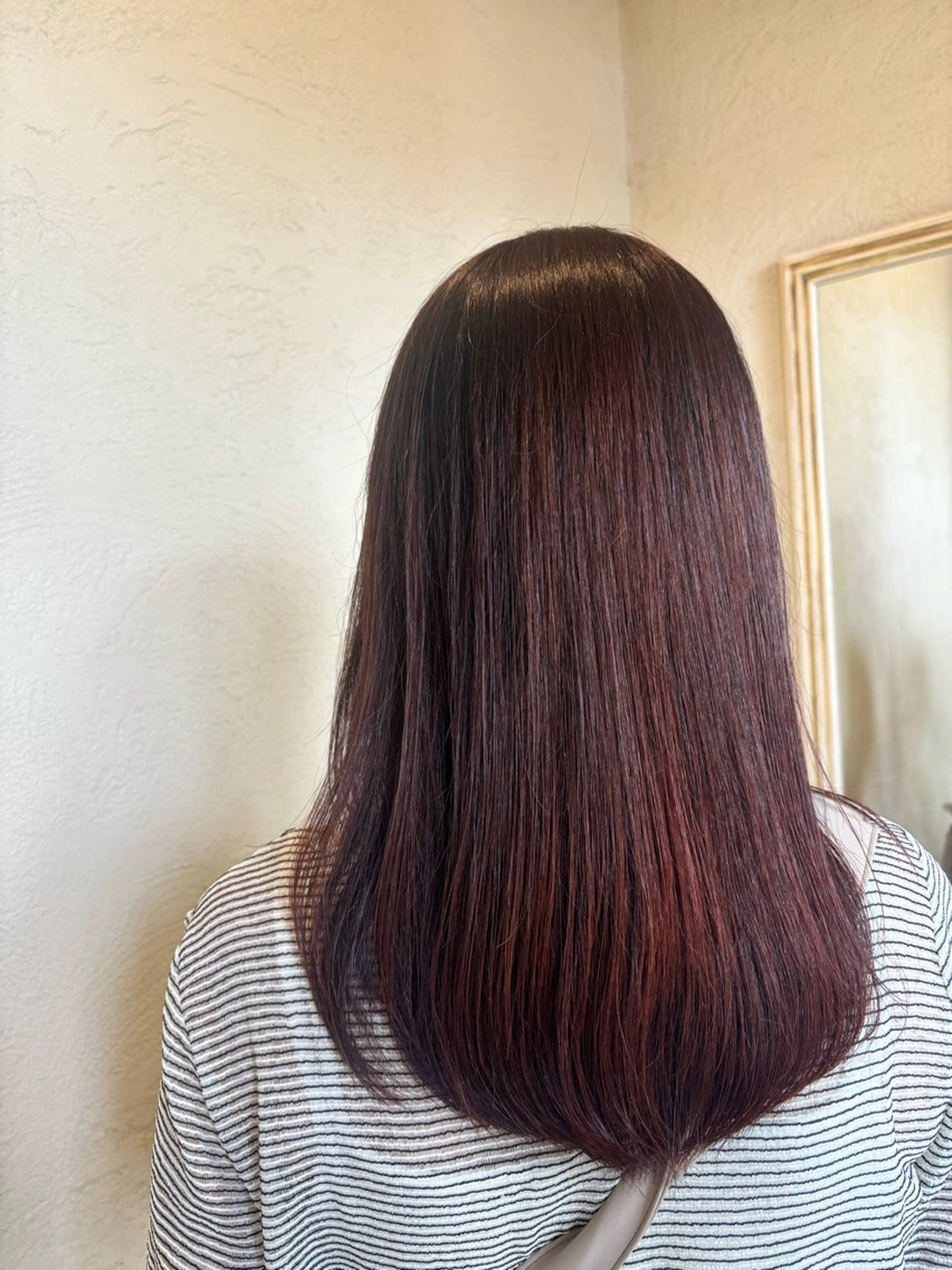 ロング ルプラボウ／艶カラー ／髪質改善／アサミのヘアスタイル