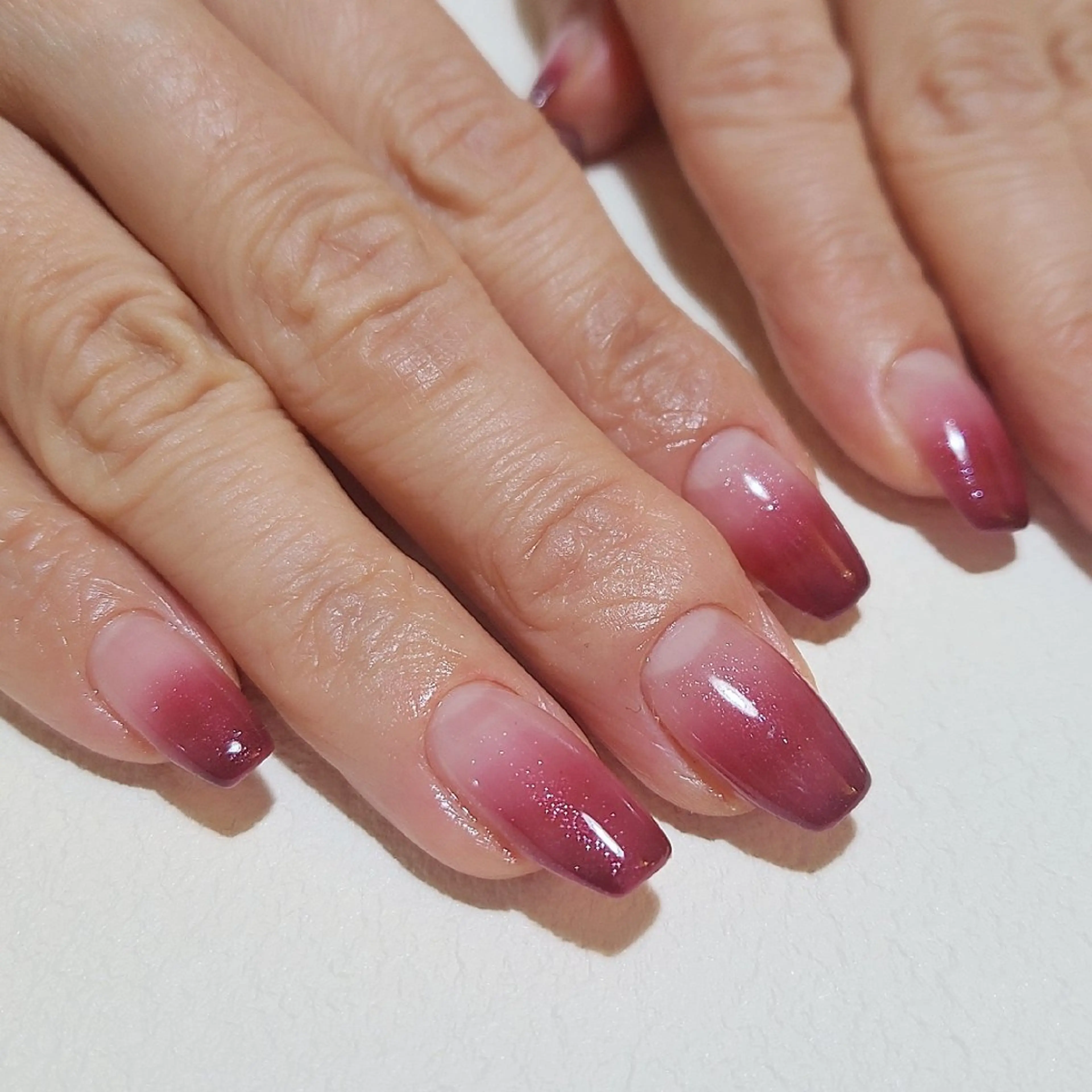 ネイル グラデーション ラメ(グリッター) 佐々木 優のネイルデザイン