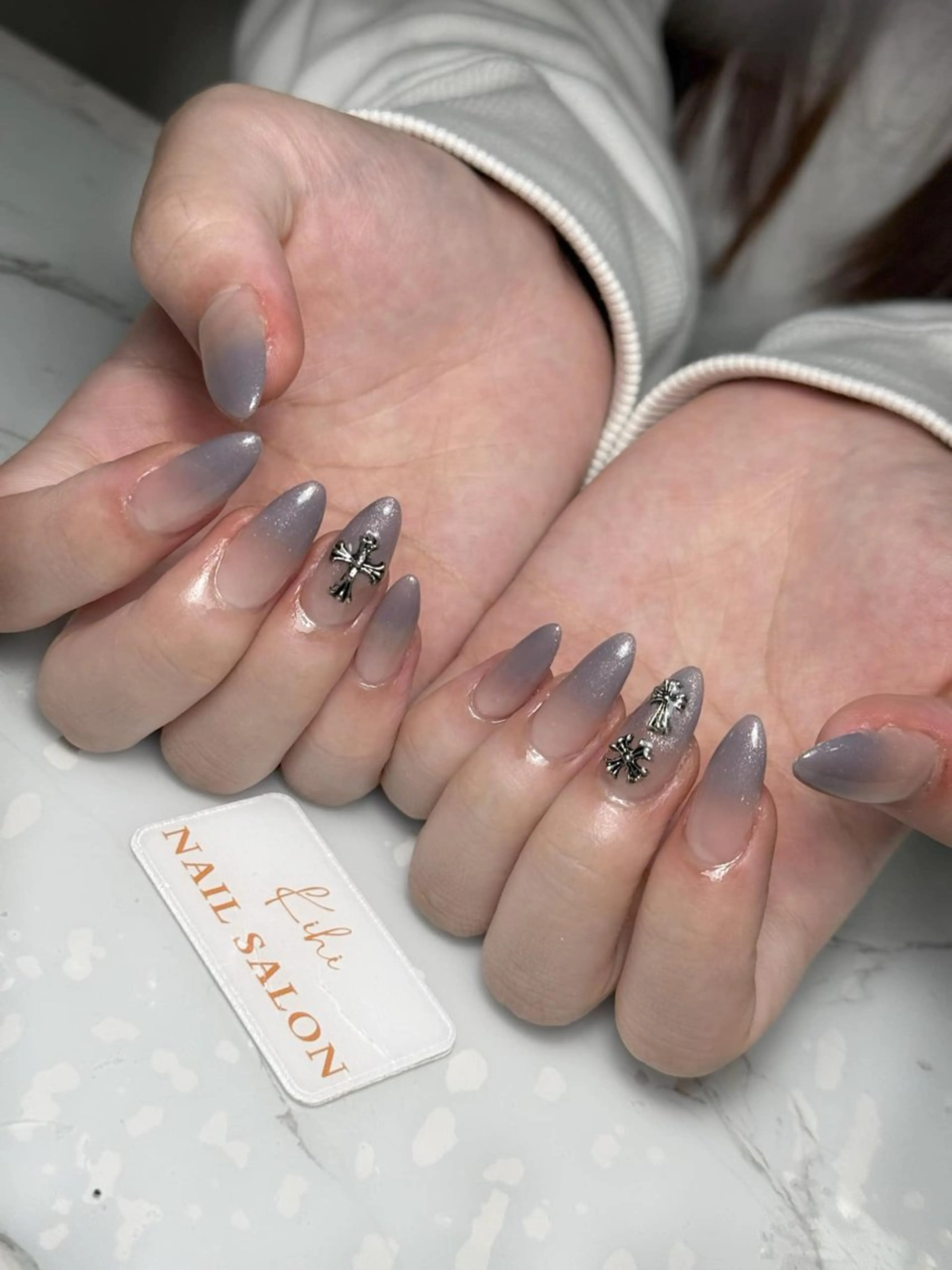 ネイル アートネイル フレンチネイル ジェルネイル グラデーション 韓国ネイル さくら💮💮 【オフ無料】のネイルデザイン