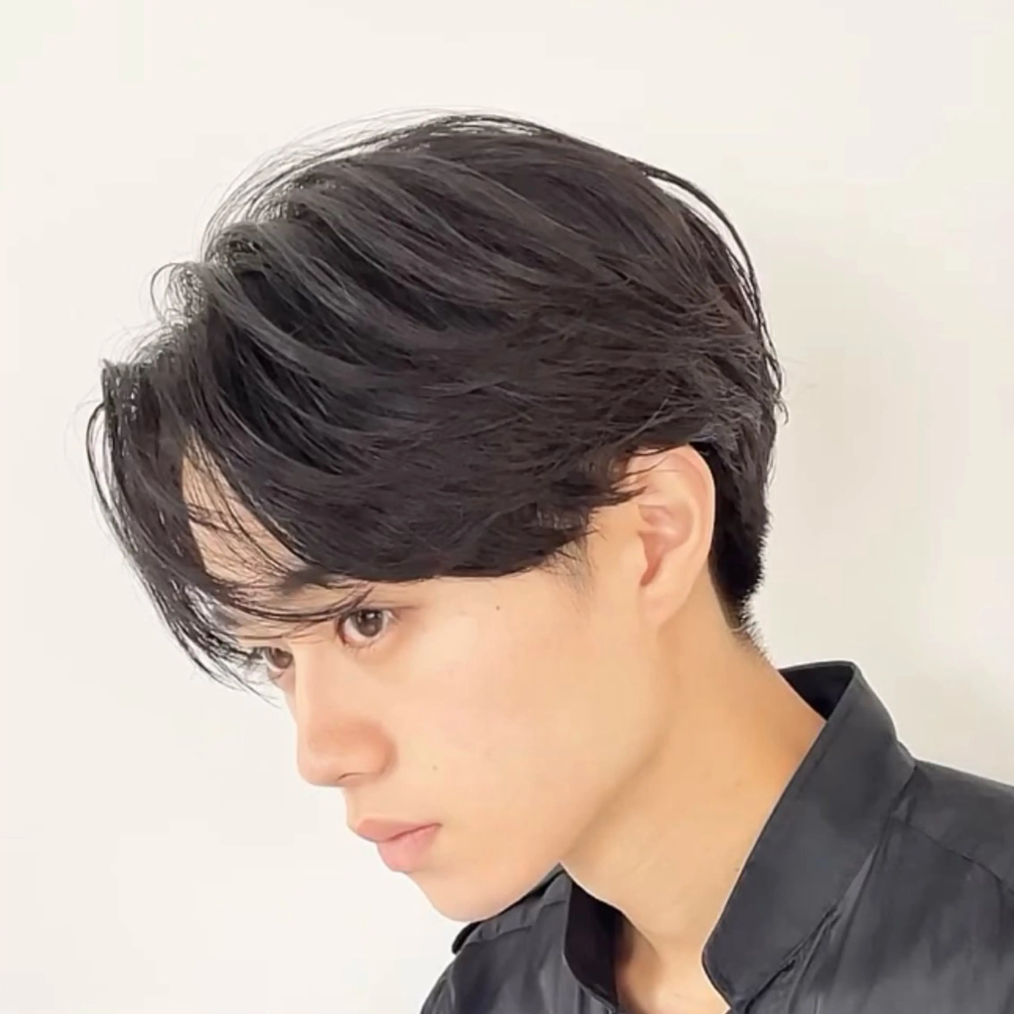 メンズ 透明感カラー ふうか　渋谷のヘアスタイル