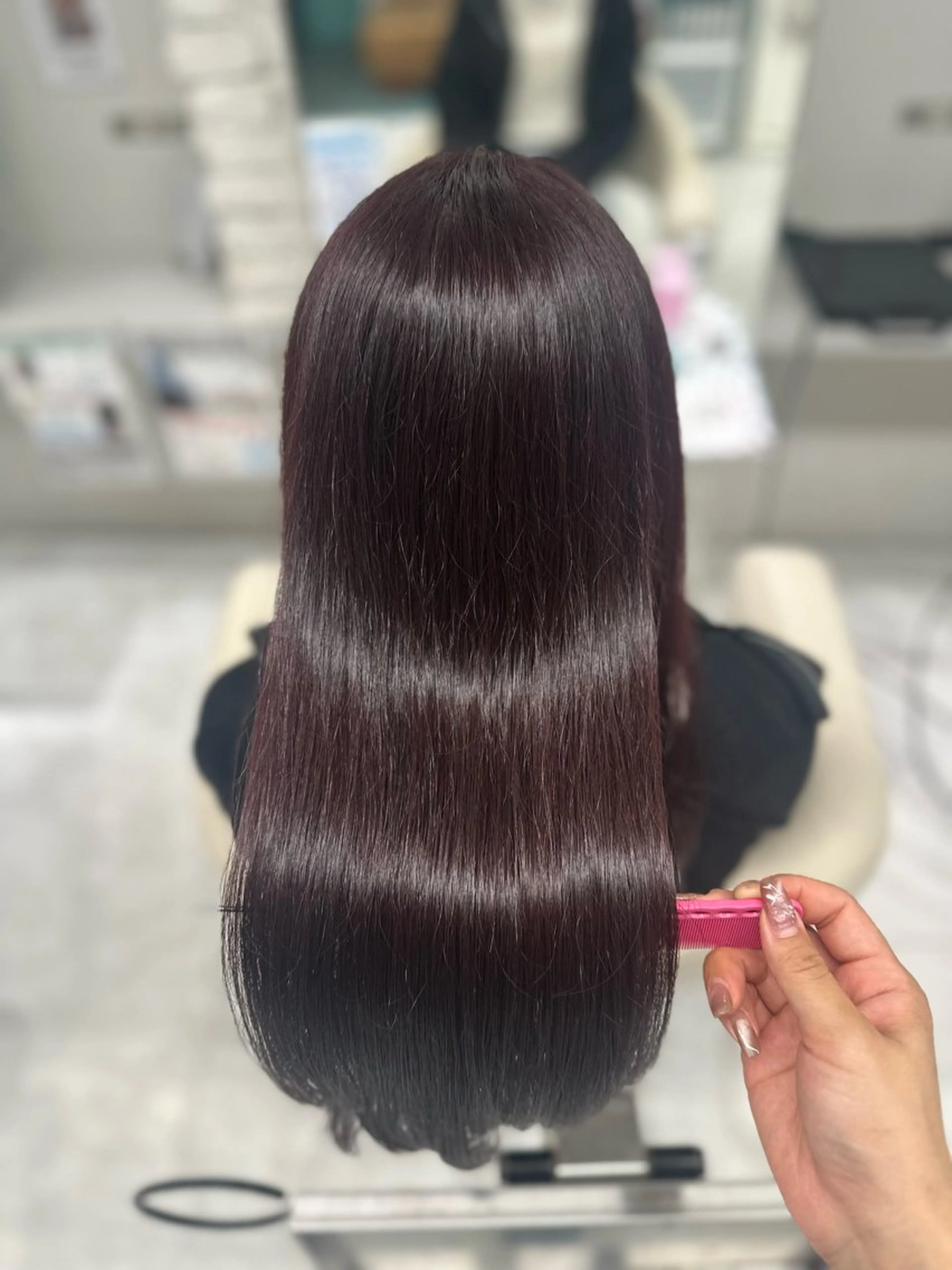 ロング カラー ヘアカラー トリートメント LeeHorie MIUのヘアスタイル