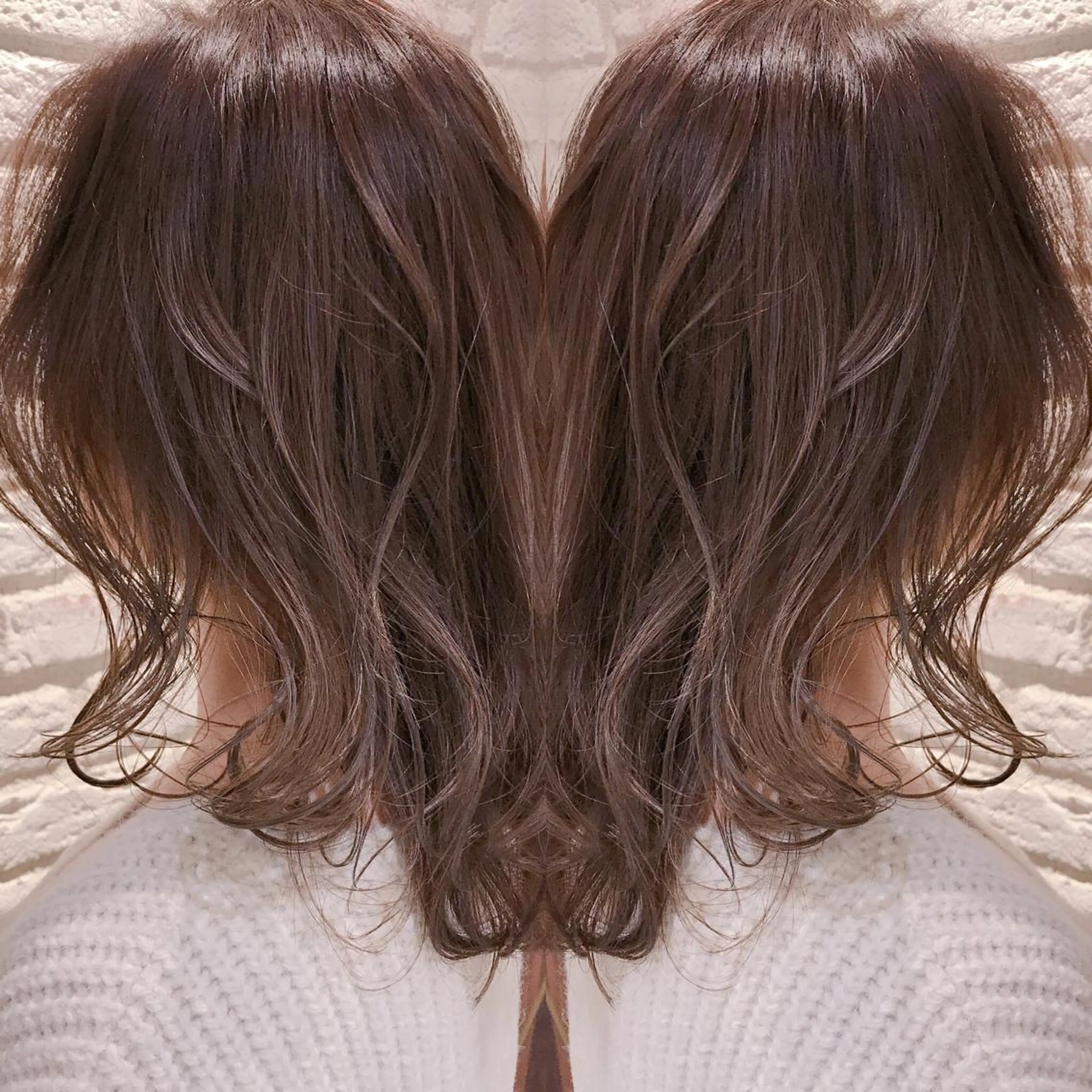 ミディアム カラー ミディアムレイヤー グレージュ ハイライトカラー ピンクカラー ハイライト neuk所属・入木田 駿佑のその他イメージ