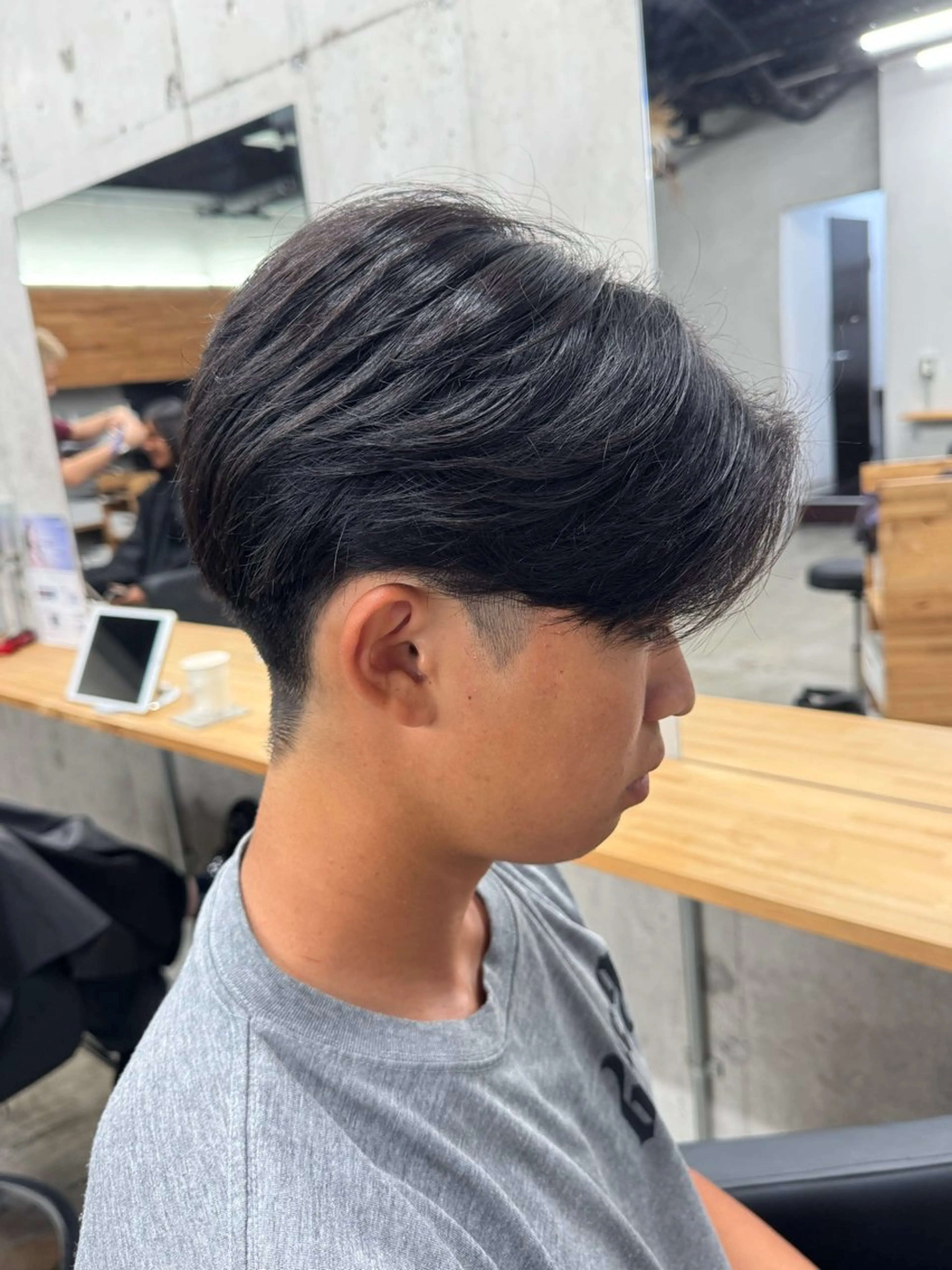 メンズ カット パーマ アキト/ メンズ/透明感暗髪のヘアスタイル