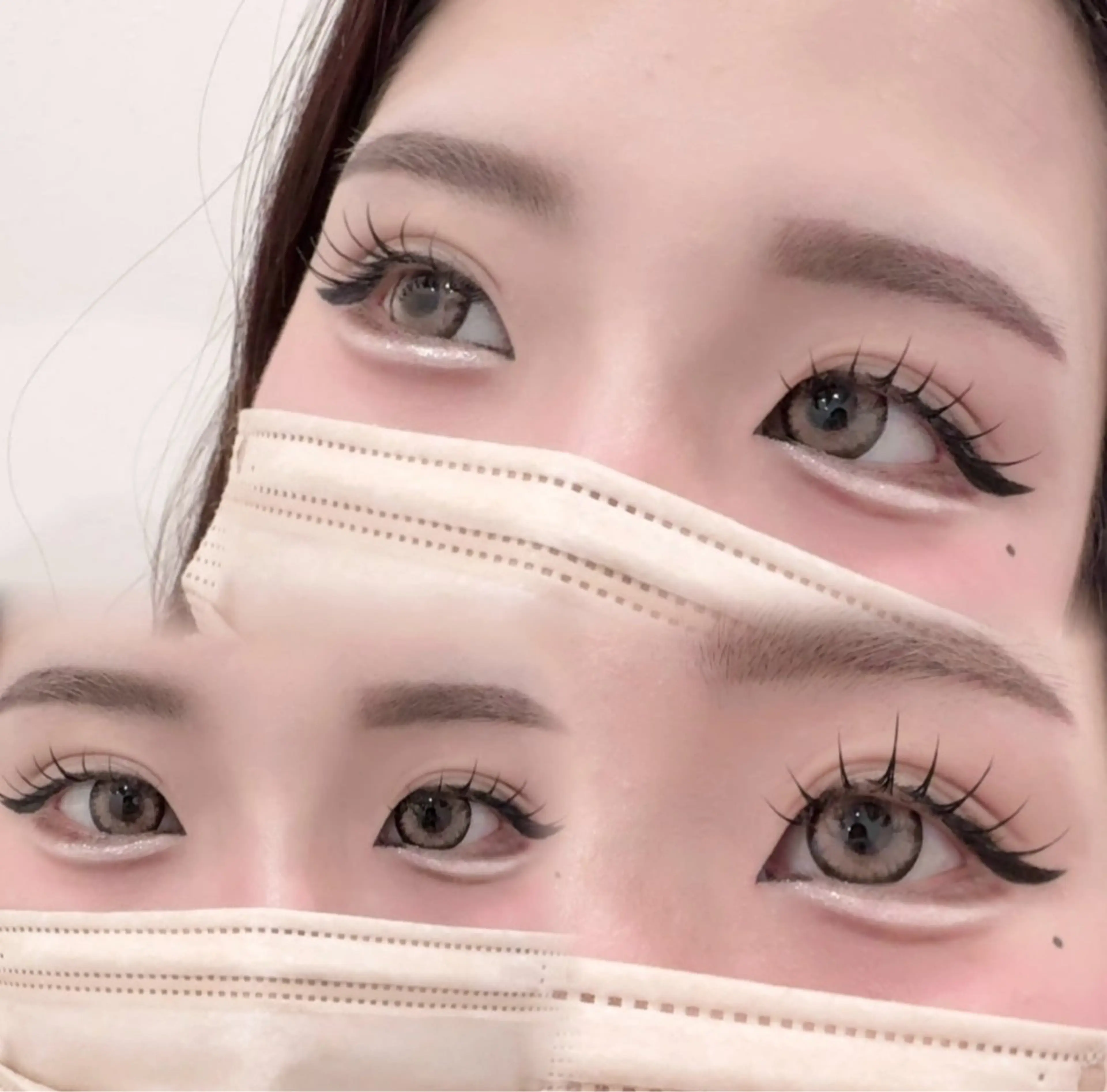 マツエク・マツパ 束感まつ毛 フラットラッシュ nekoRu hiranoのマツエク・マツパデザイン