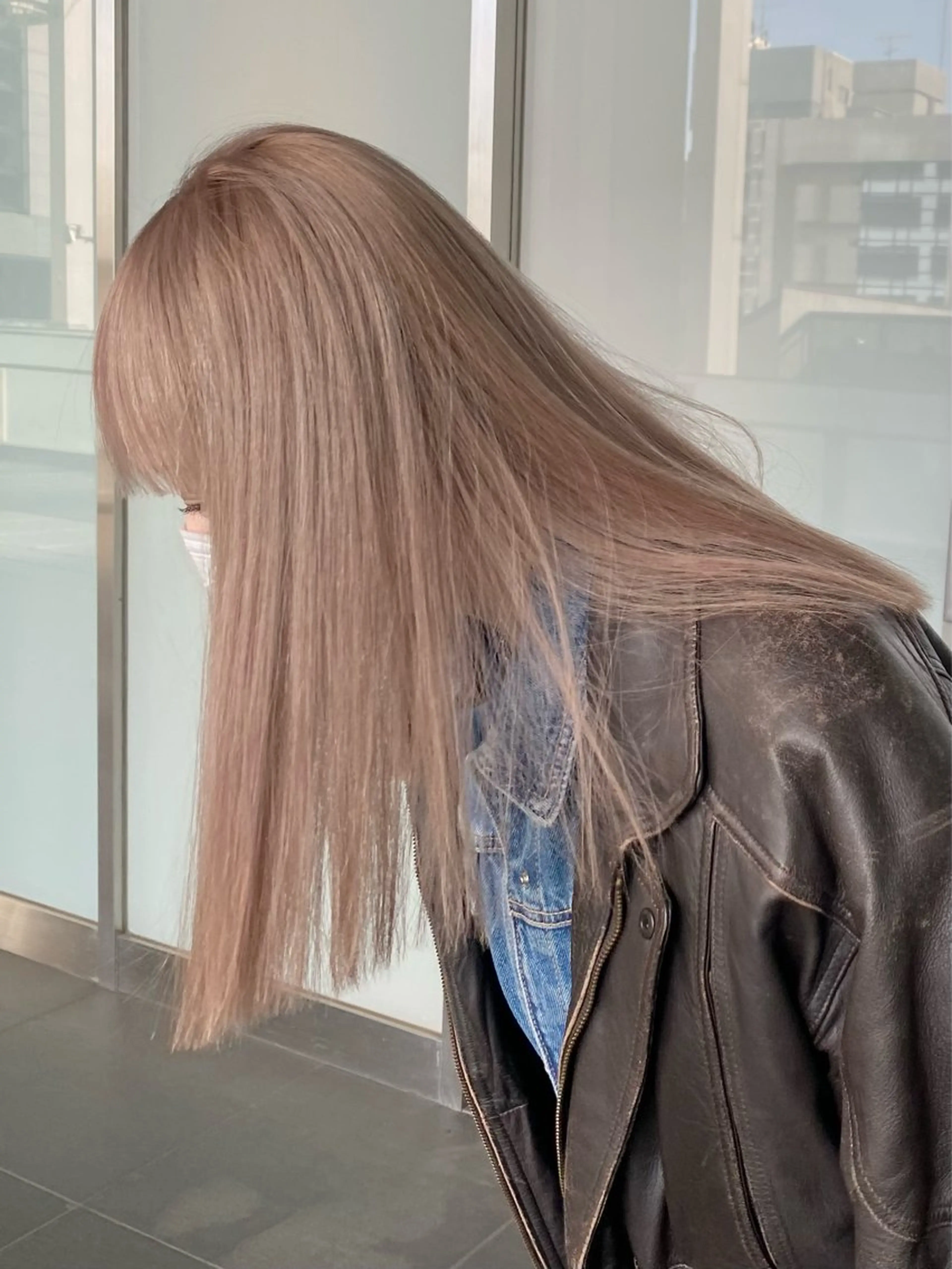 ロング カラー カット ヘアカラー 村田 りょうやのヘアスタイル