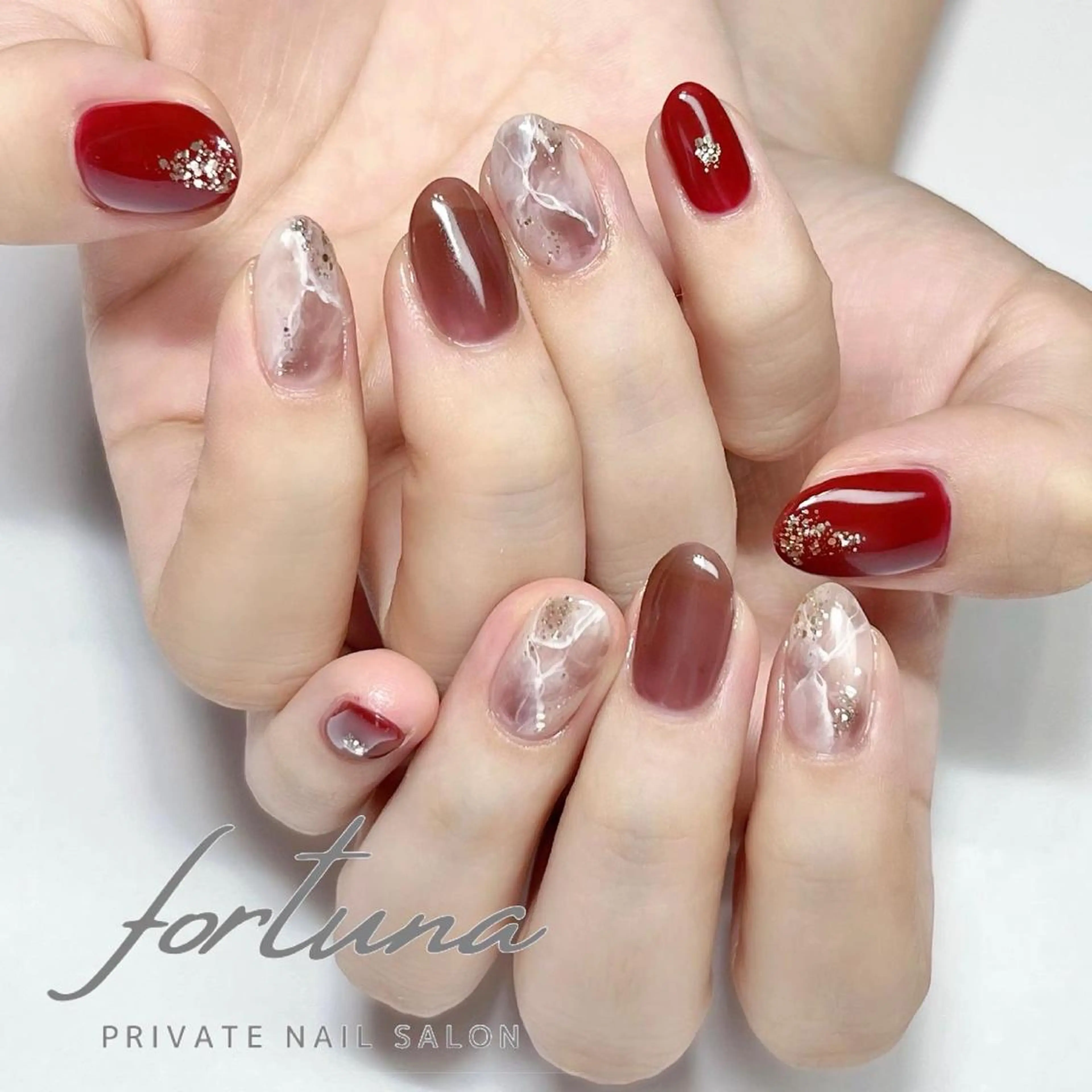 ネイル ハンドネイル fortuna 武藤裕美のネイルデザイン