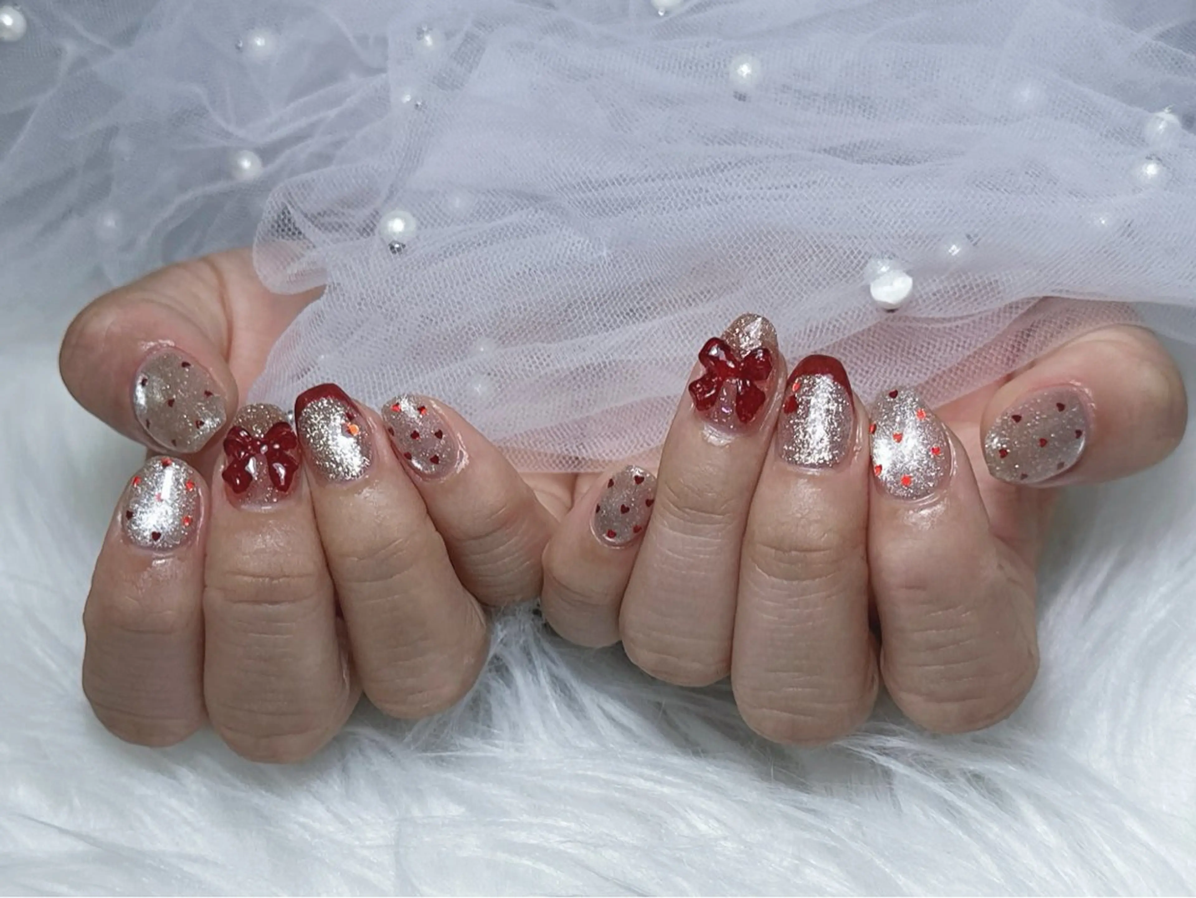 ネイル ハンドネイル フットネイル 【Eclat ｴｸﾗ】nail＆beauty所属・Eclat〔ｴｸﾗ〕 MOEKA𝜗𝜚*のネイルデザイン