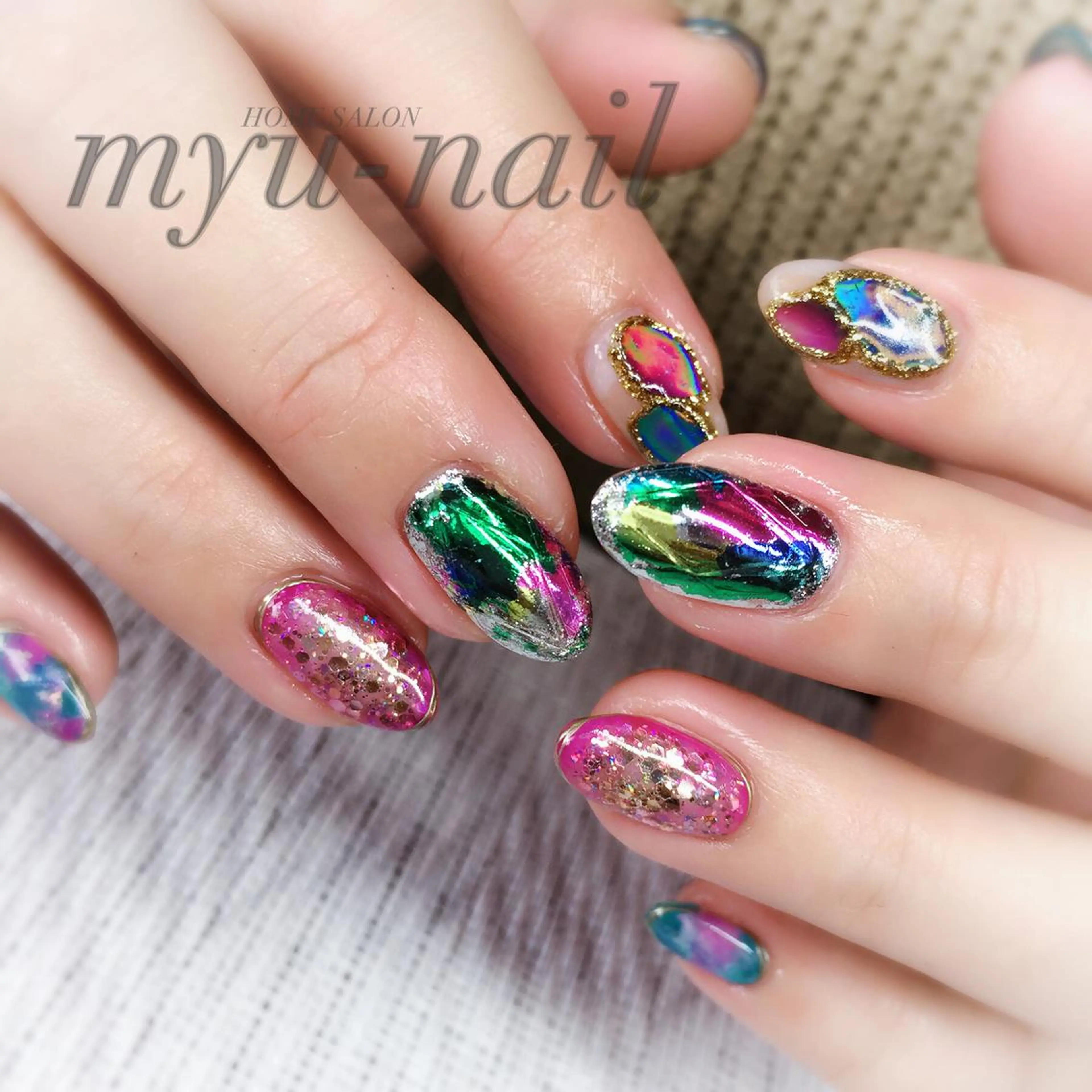 ネイル ホームサロン myu-nailのネイルデザイン