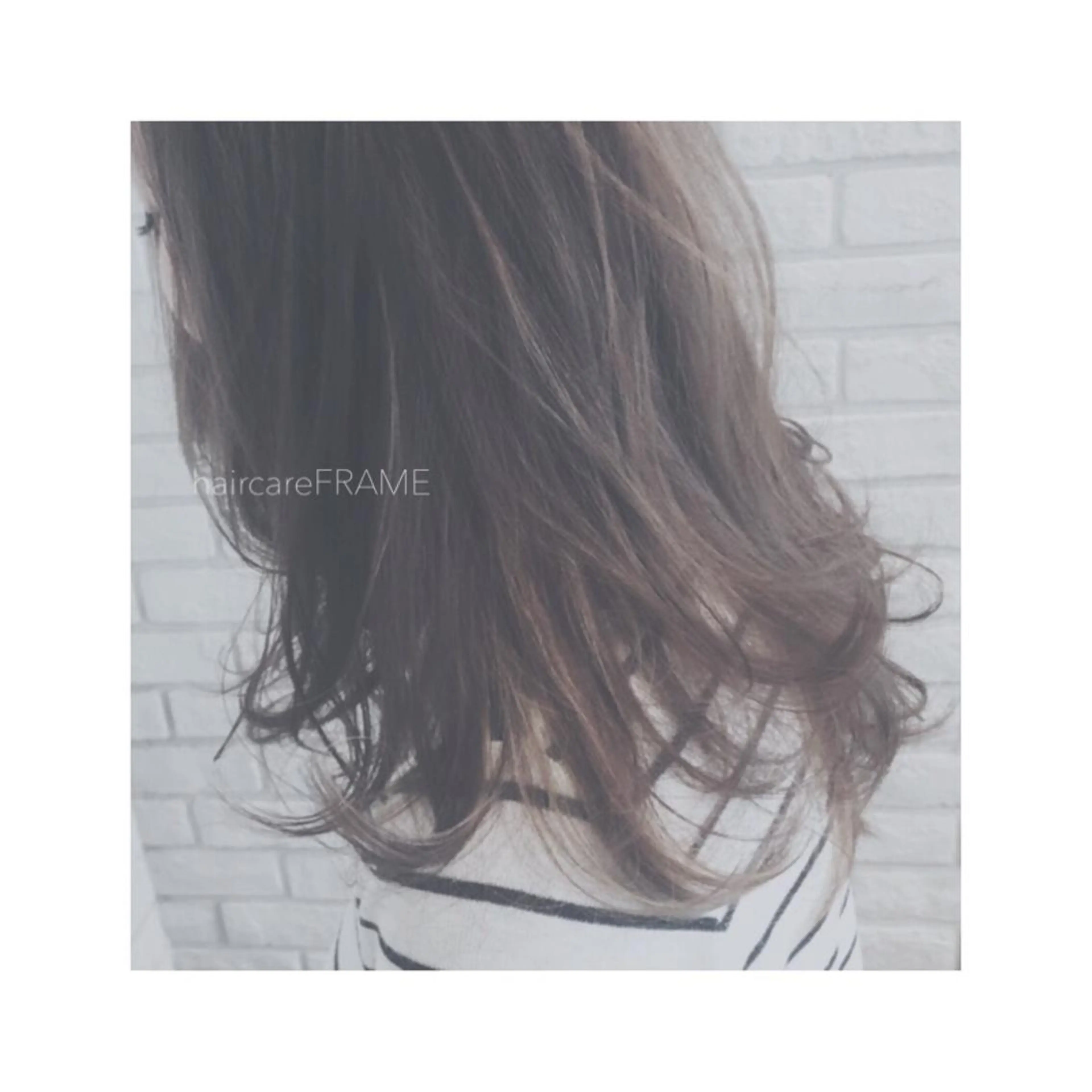 セミロング FRAME所属・FRAME/髪を育 てる/大人デザインのヘアスタイル
