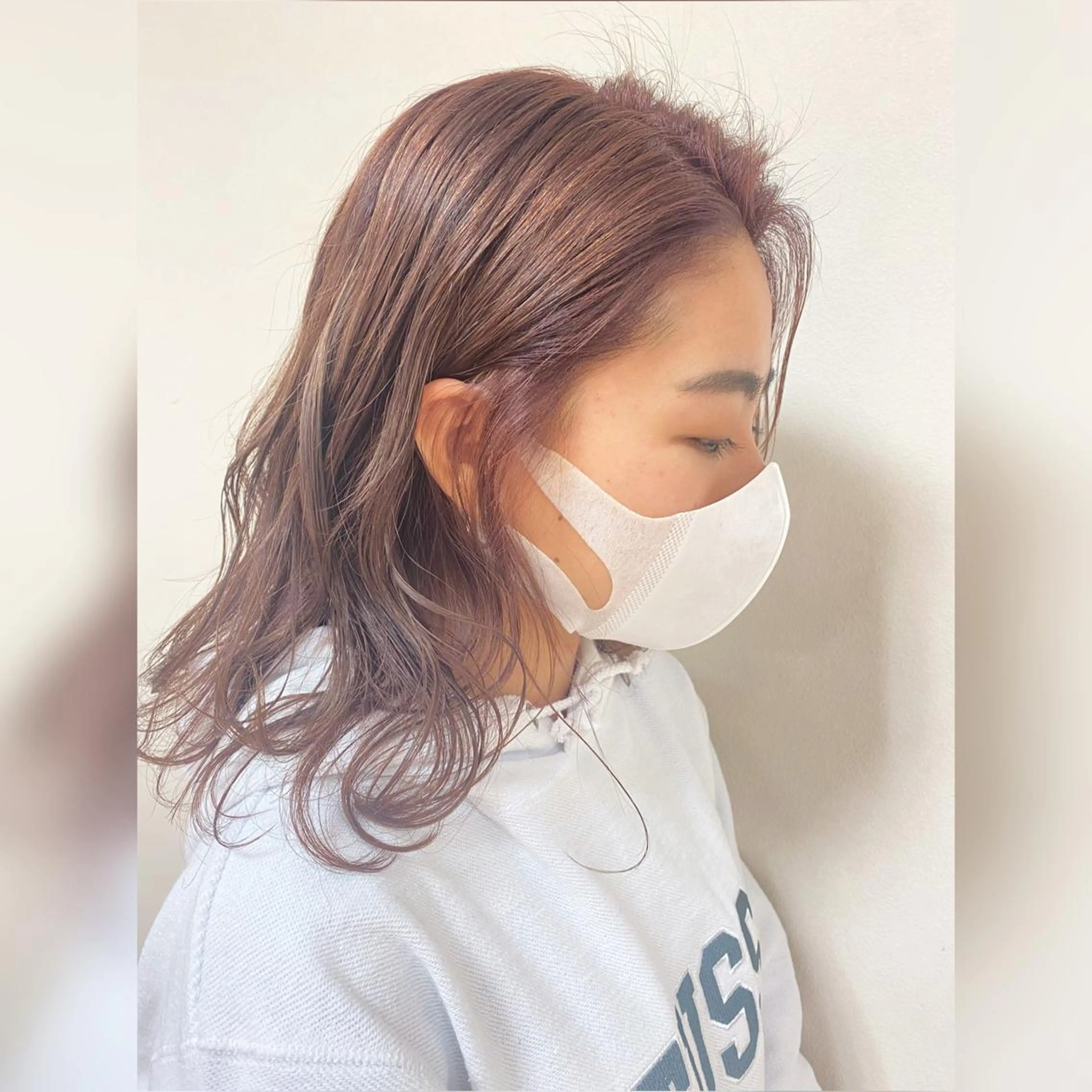 セミロング カラー 🌈haru🌻 藤沢ハイトーン🌈のヘアスタイル