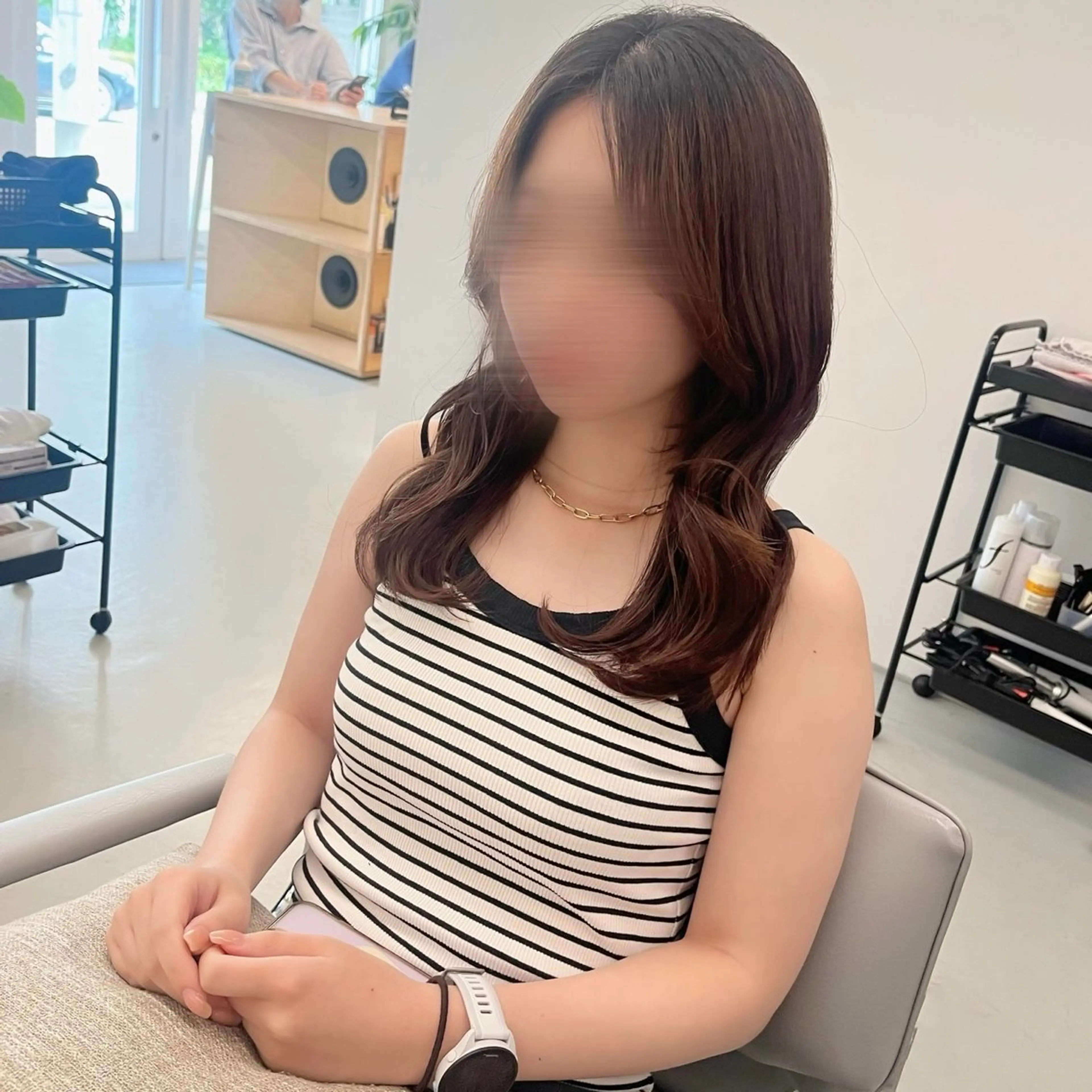 ロング ロングレイヤー 韓国風ヘア レイヤーカット ロング レイヤー/ショート 遠藤光輝のヘアスタイル