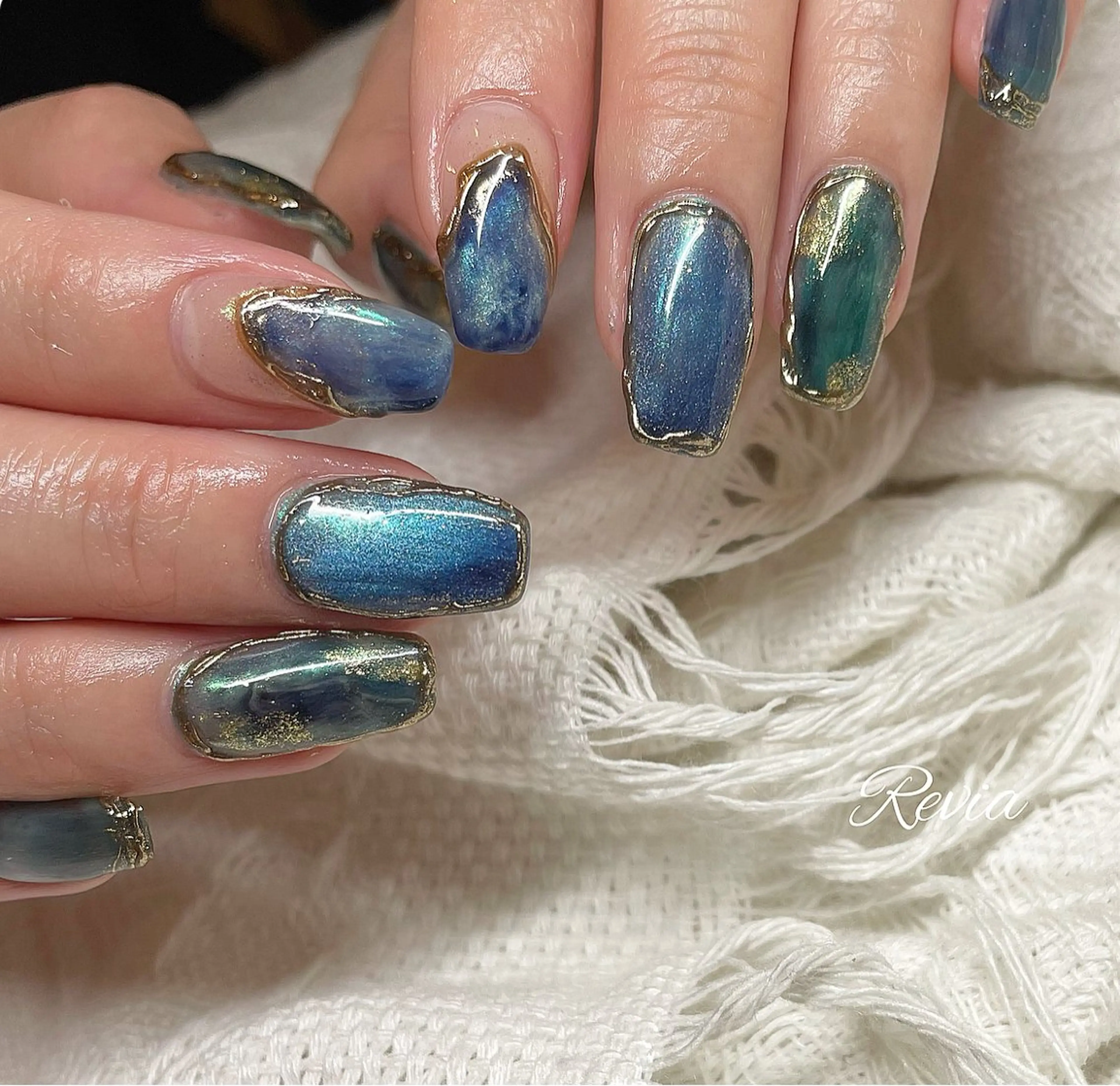 ネイル ハンドネイル revia所属・ERI Nailistのネイルデザイン