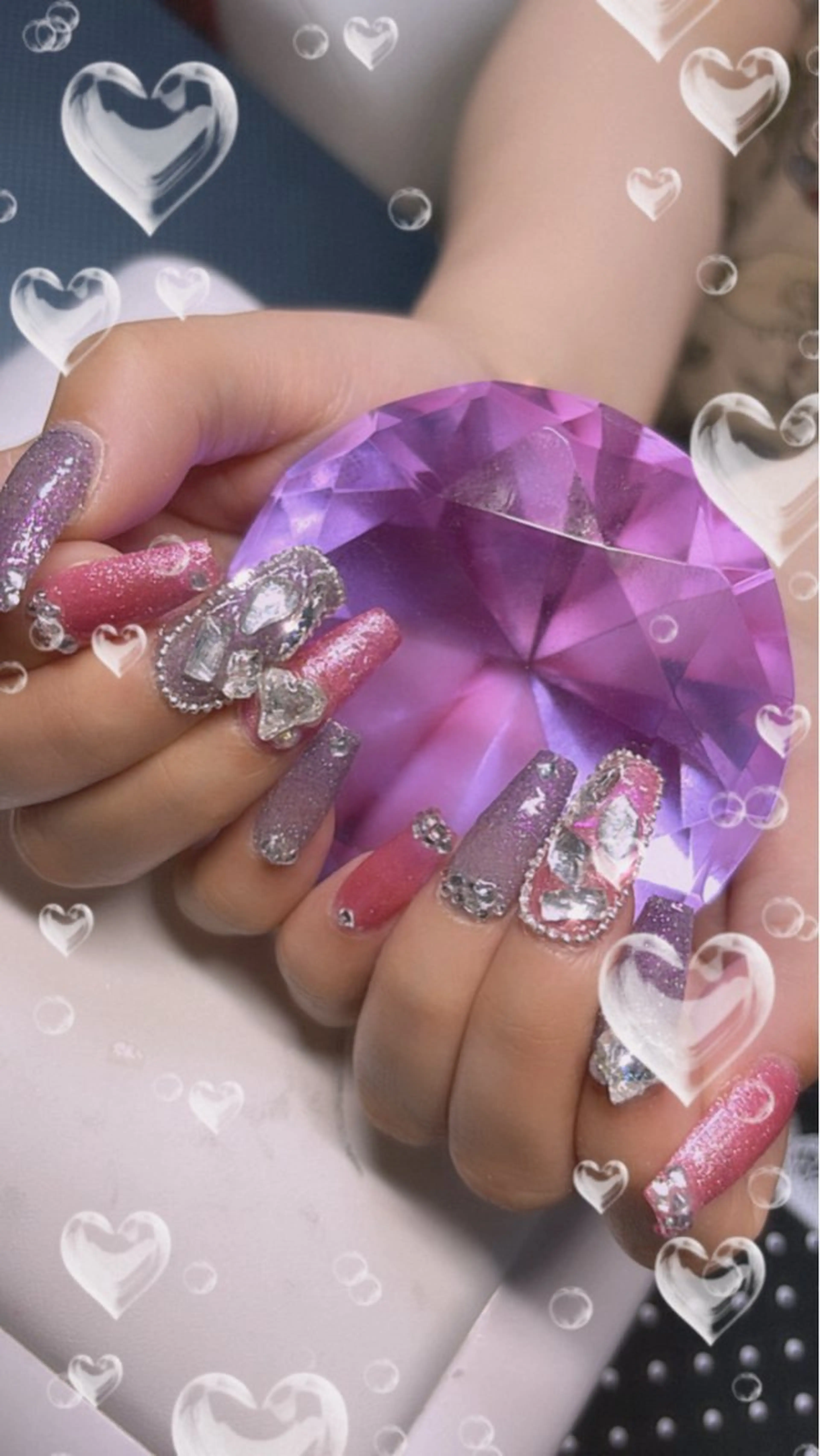ネイル 長さ出し NailSalona.k.a所属・k CHIORIのネイルデザイン
