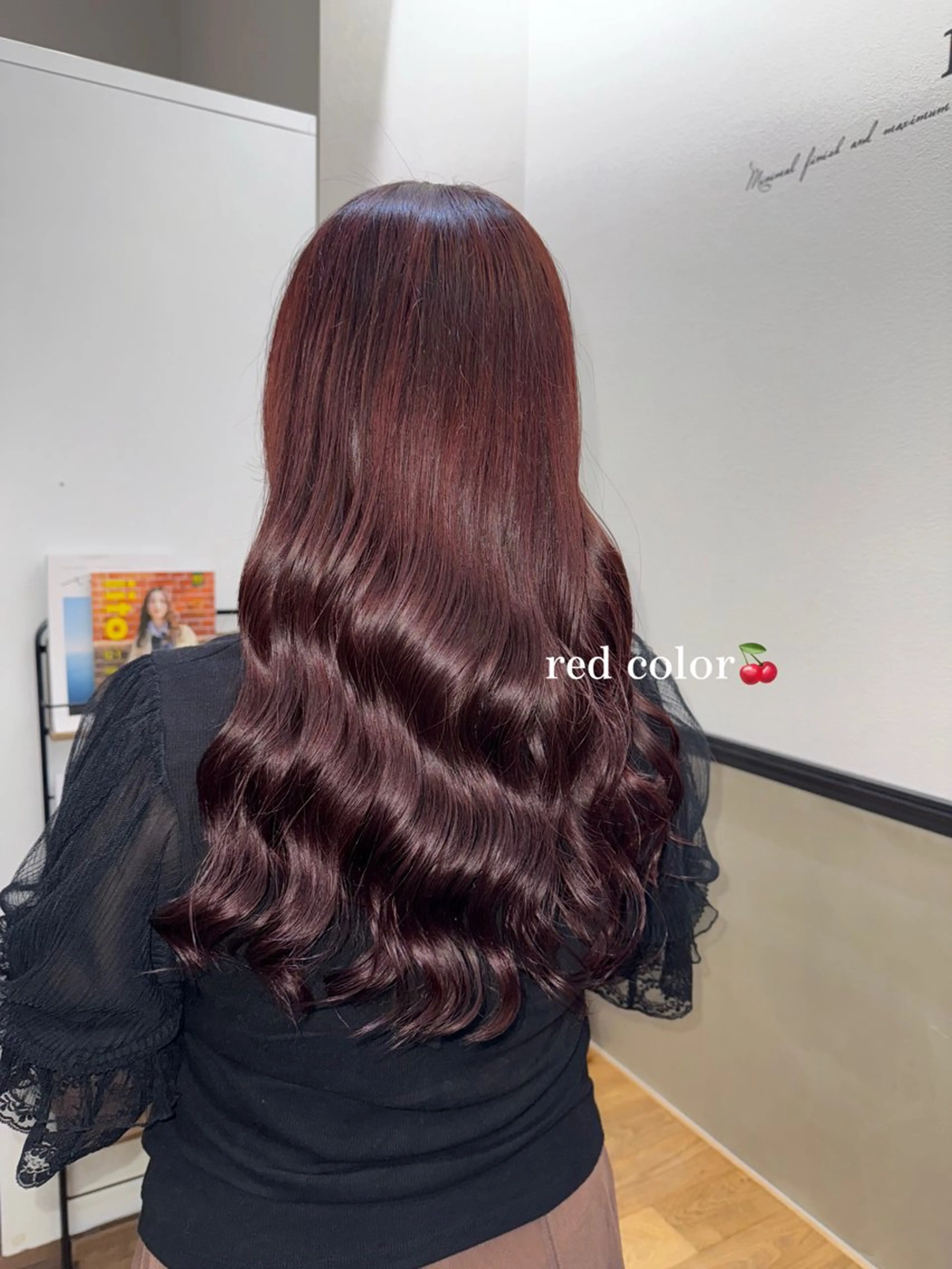ロング カラー ベージュカラー ピンクカラー レッドカラー 福岡ヘアセット/ 髪質改善/ayaneのヘアスタイル