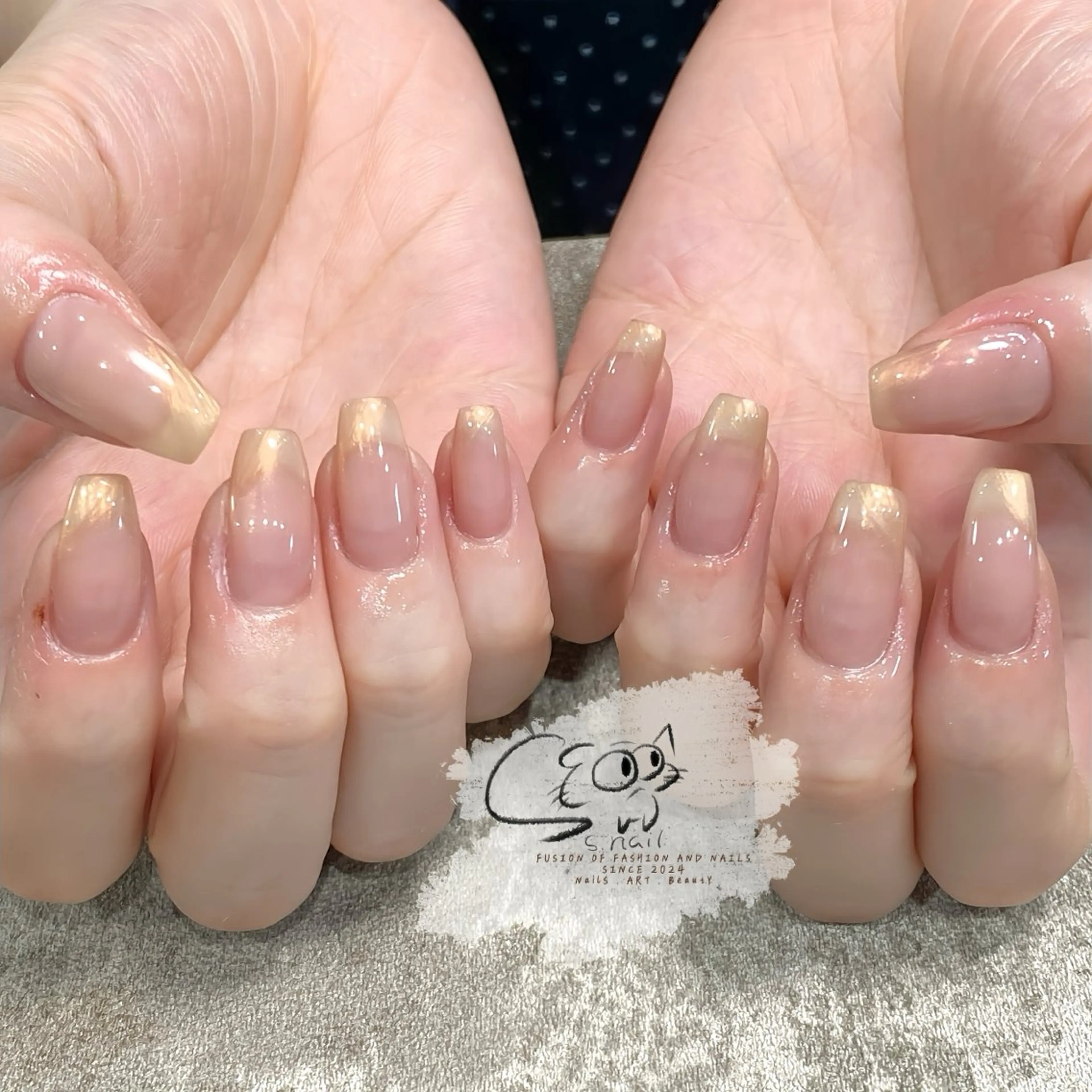 ネイル チークネイル フレンチネイル グラデーション マグネットネイル ワンカラーネイル ハンドネイル S.nail所属・S.nail _のネイルデザイン