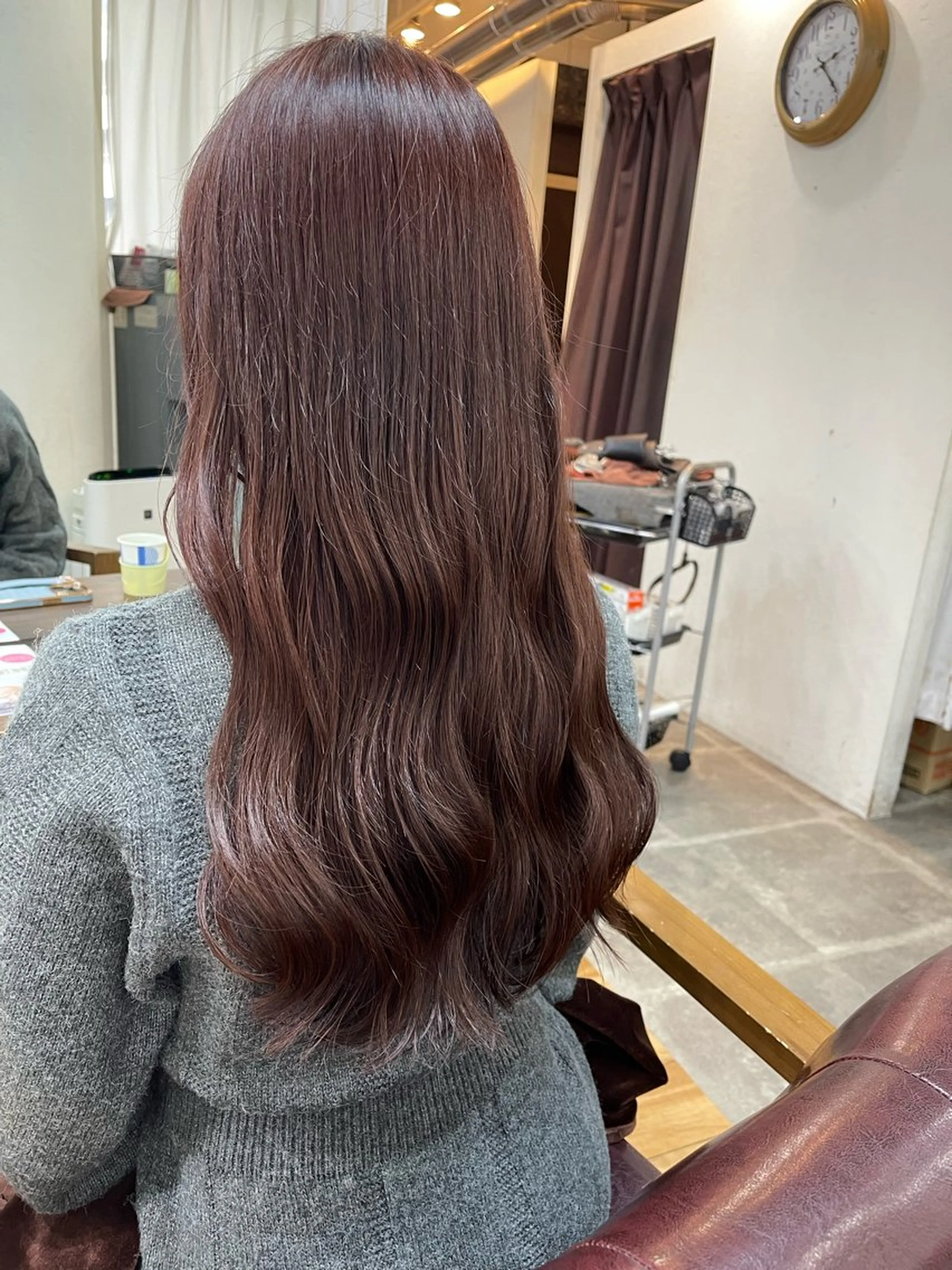 ロング カラー ブリーチ ケアブリーチ ダブルカラー ピンクカラー 髪質改善 カット ヘアカラー トリートメント SOYON西大寺店所属・ダブルカラー/ 髪質改善💎安藤のヘアスタイル