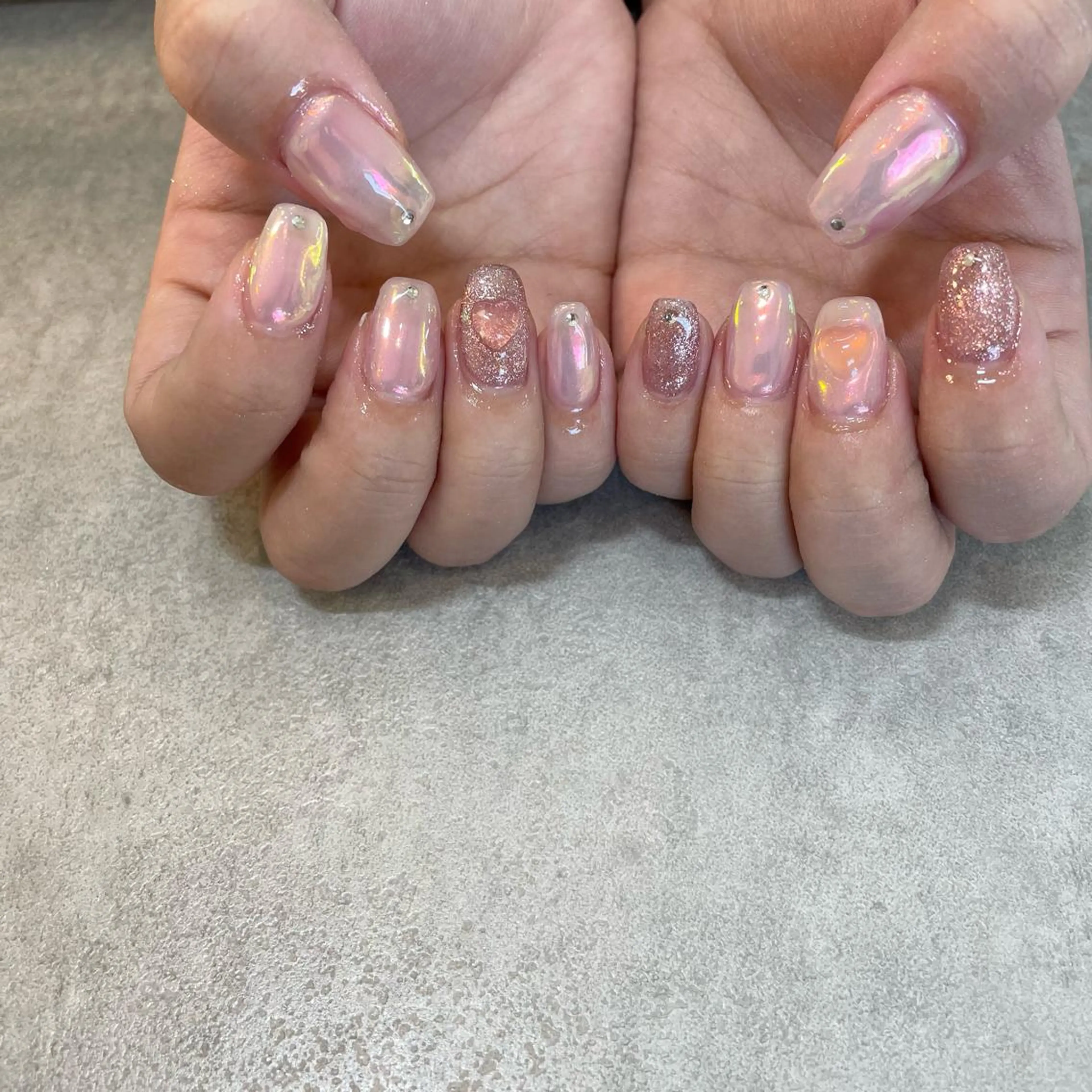 ネイル オーロラネイル Nail Salon Gummi.のネイルデザイン