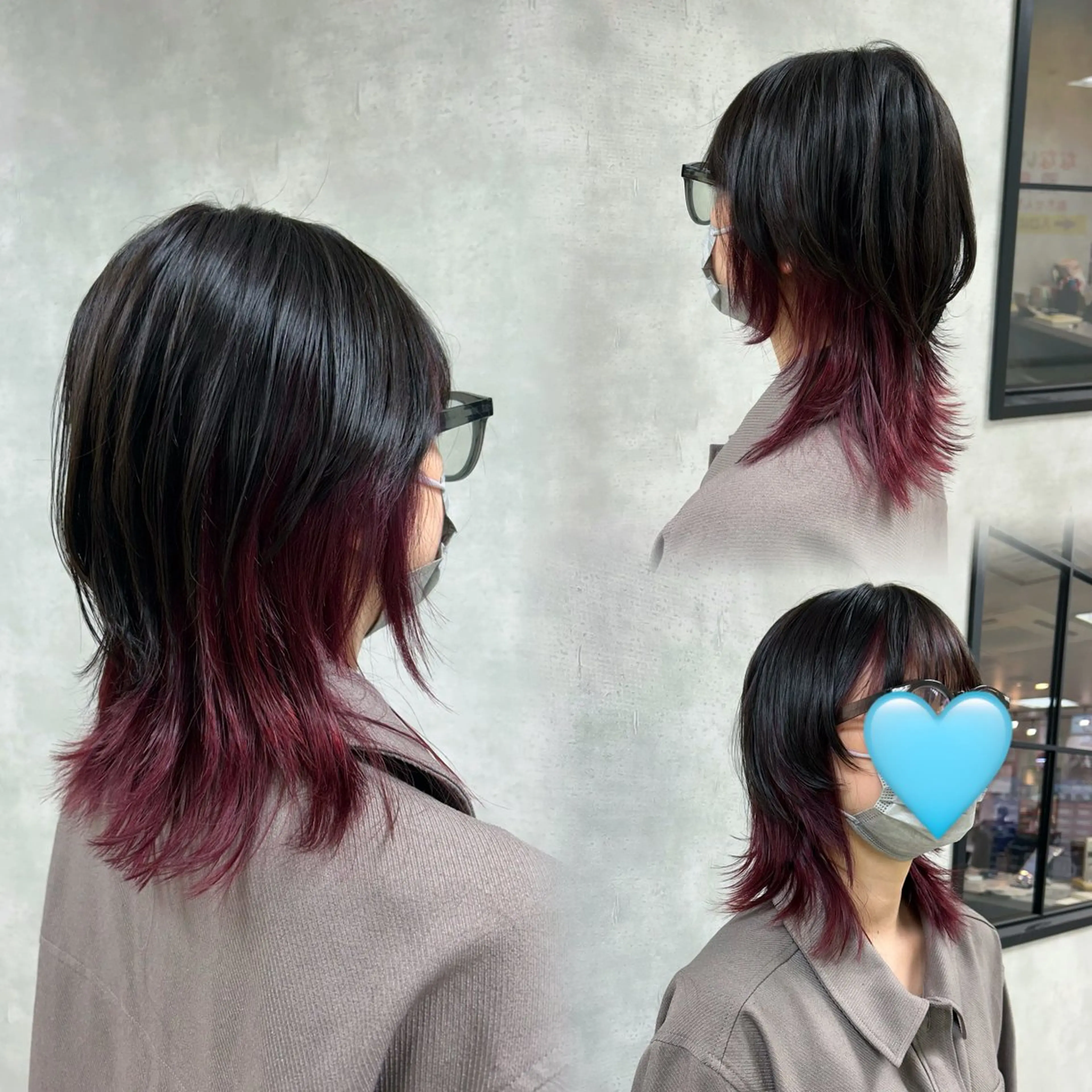 セミロング カラー ヘアカラー トリートメント 🌈半谷 千尋⛅️✨のヘアスタイル