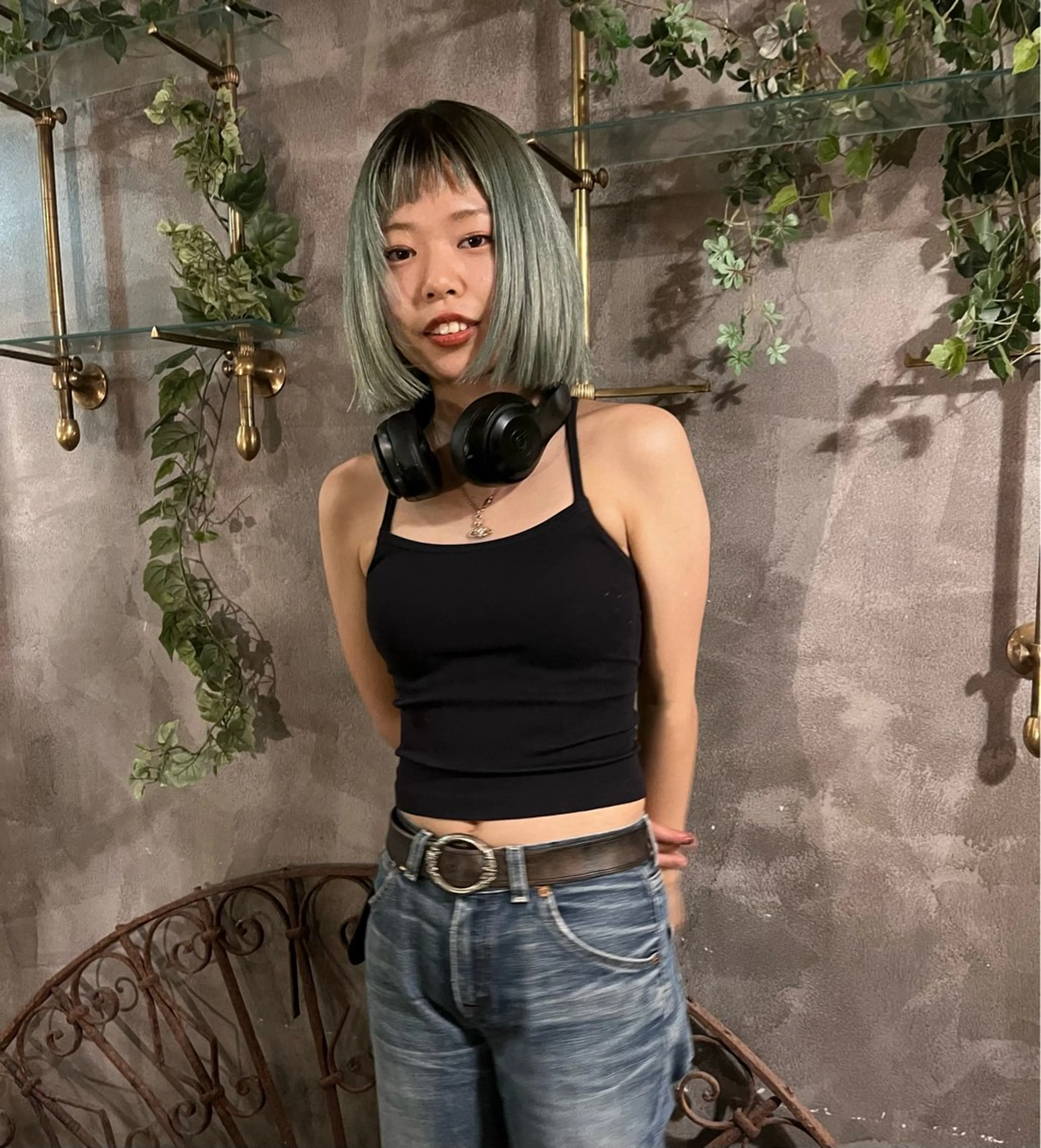 ミディアム カラー ブリーチ ボブ NYLON.所属・ブリーチ/縮毛矯正 ❤️‍🔥シンノスケのヘアスタイル